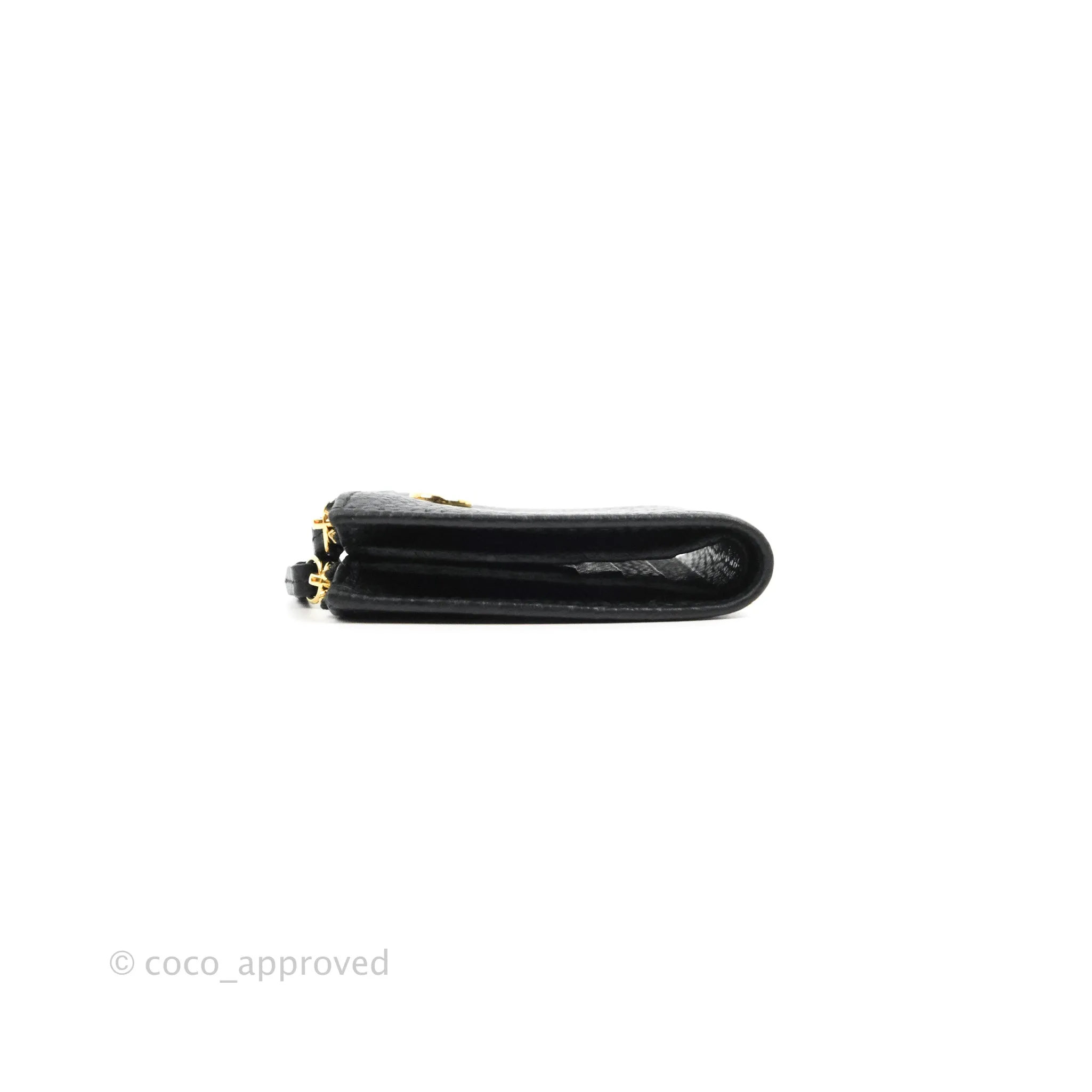 Gucci Marmont Zipped Card Holder Black