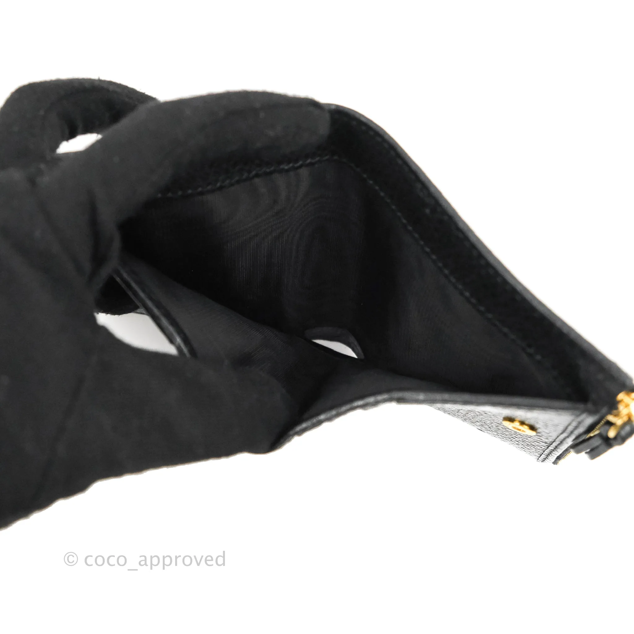 Gucci Marmont Zipped Card Holder Black