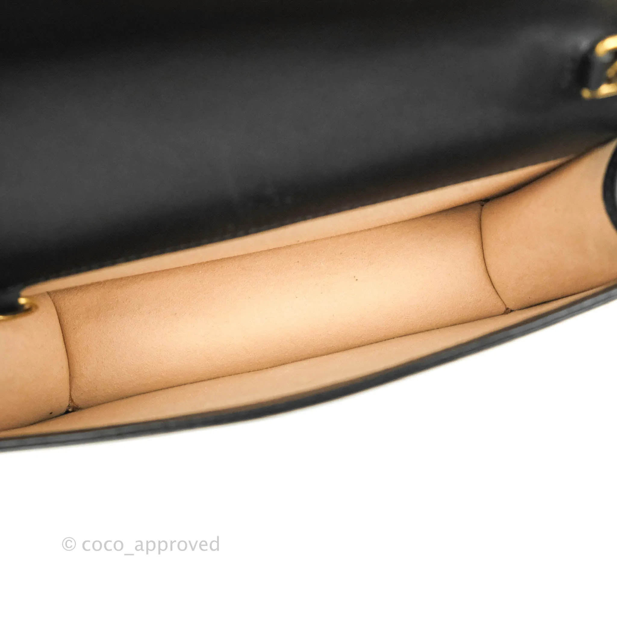 Gucci Matelasse GG Marmont Mini Bag Black Calfskin Gold Hardware