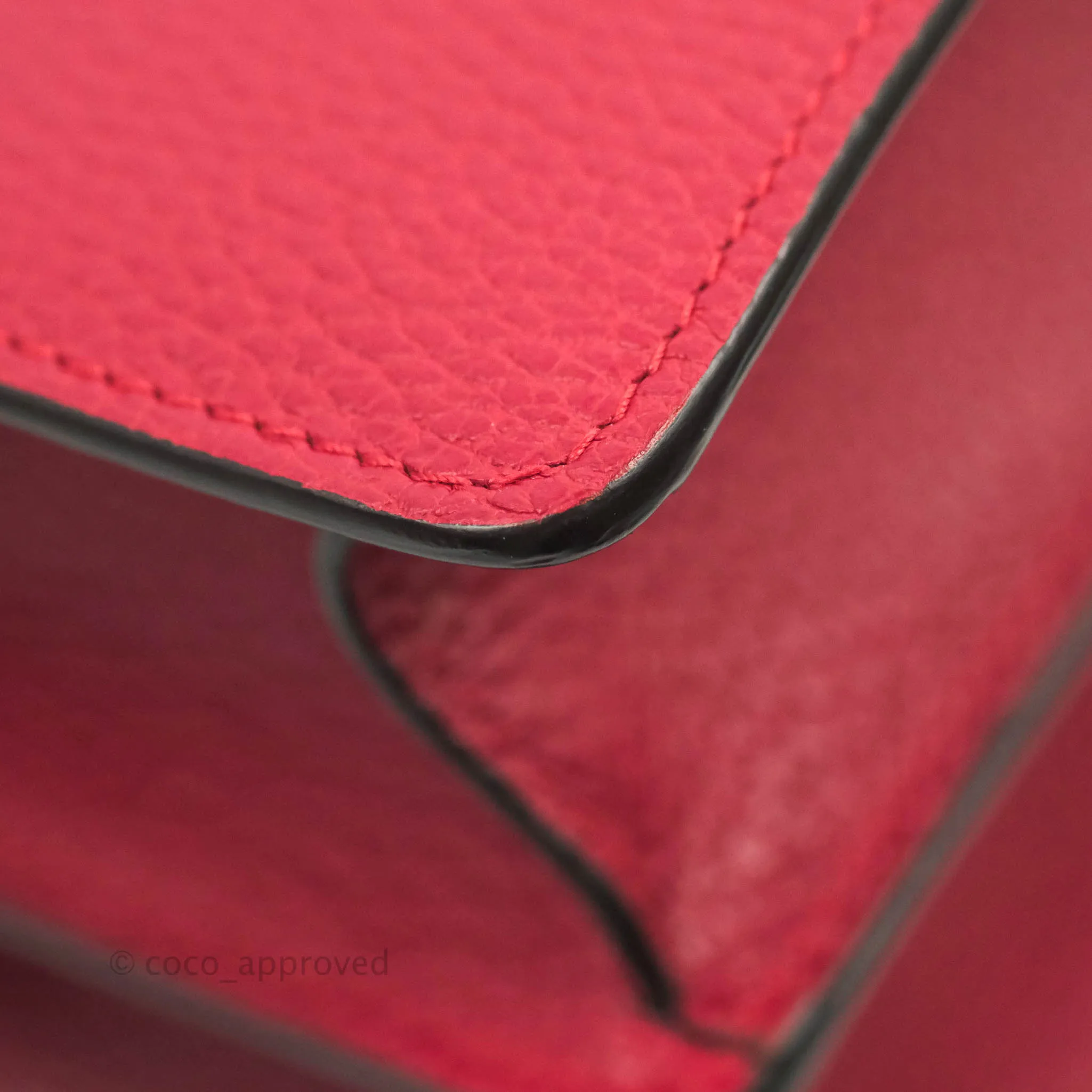 Gucci Medium Dionysus Red Leather Bamboo Top Handle Bag