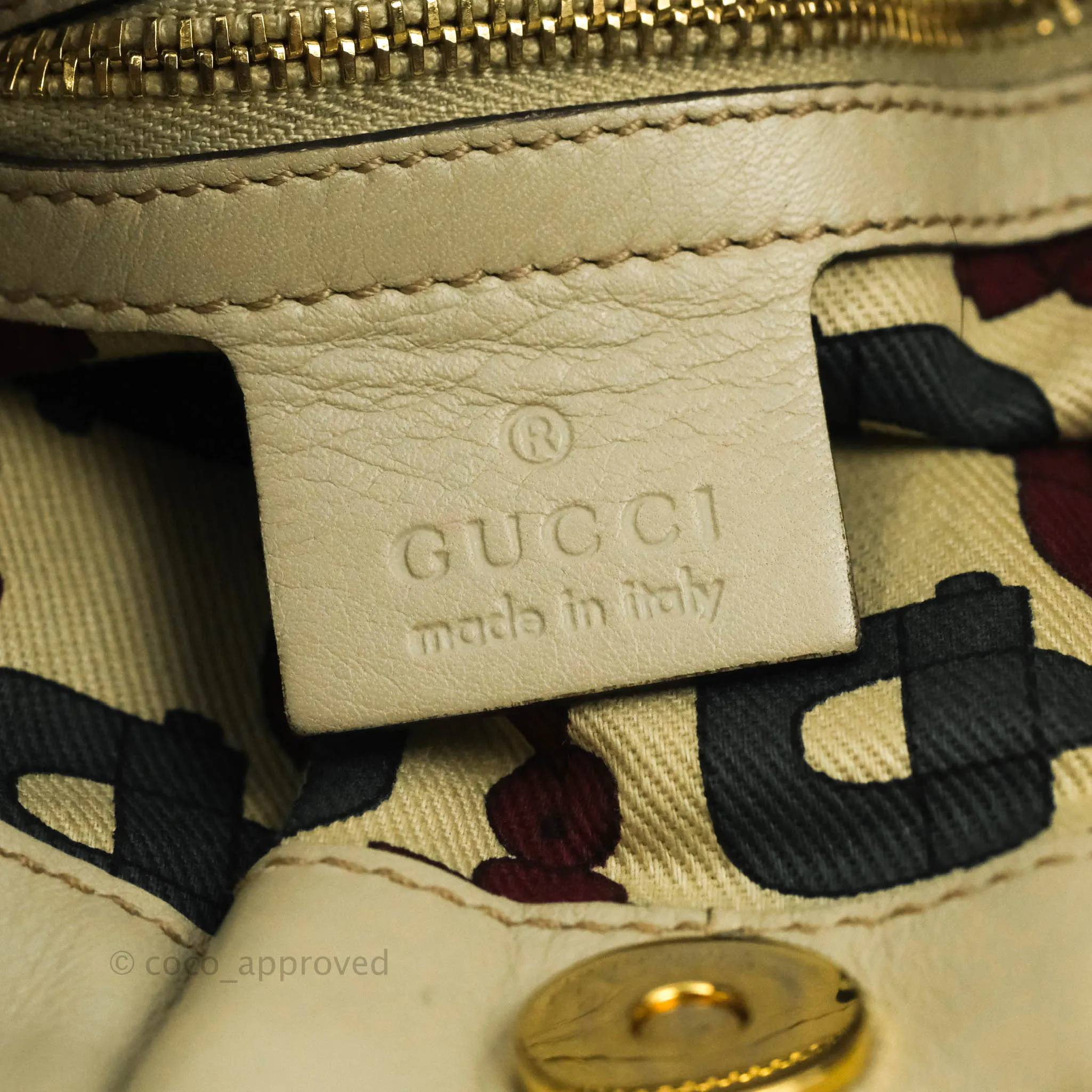 Gucci Medium Pelham Tote Studded Guccissima Leather