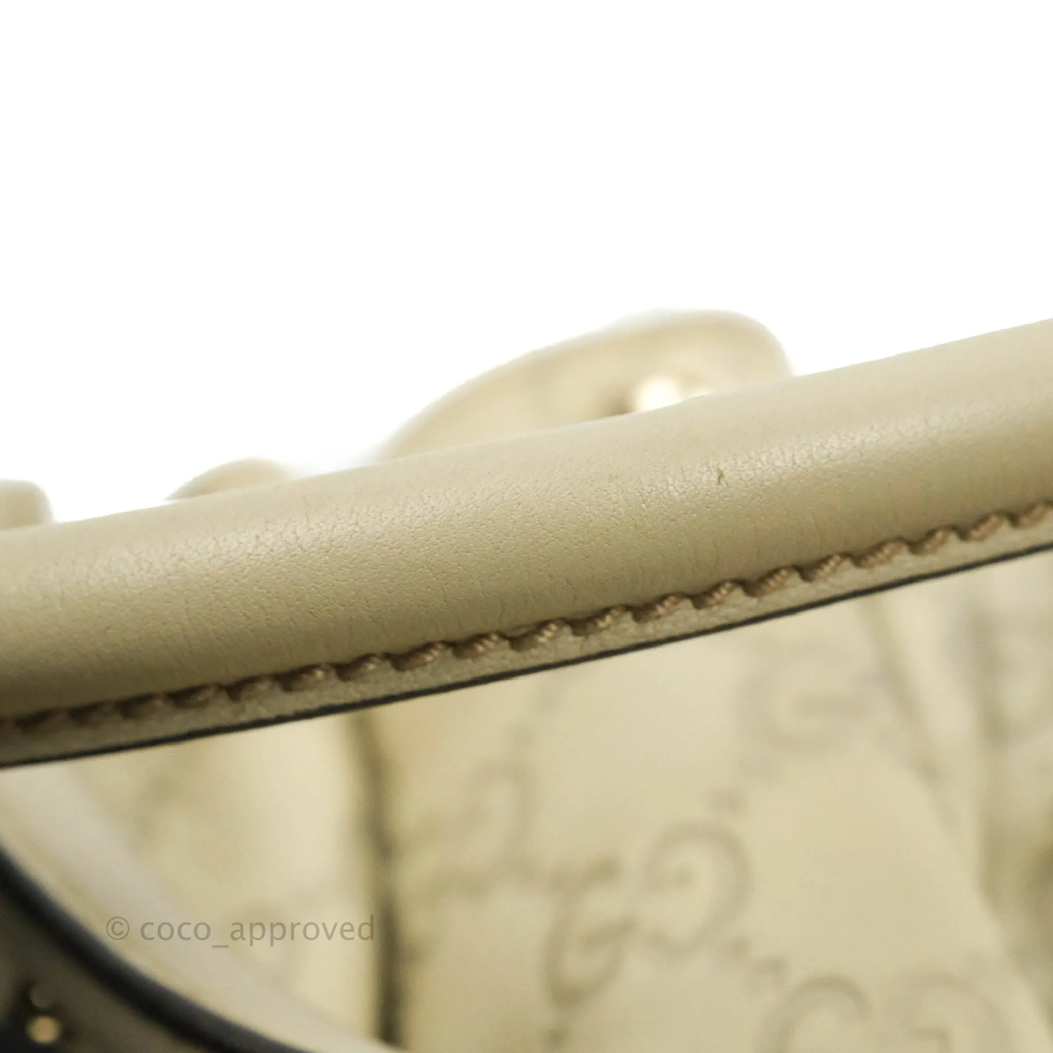 Gucci Medium Pelham Tote Studded Guccissima Leather