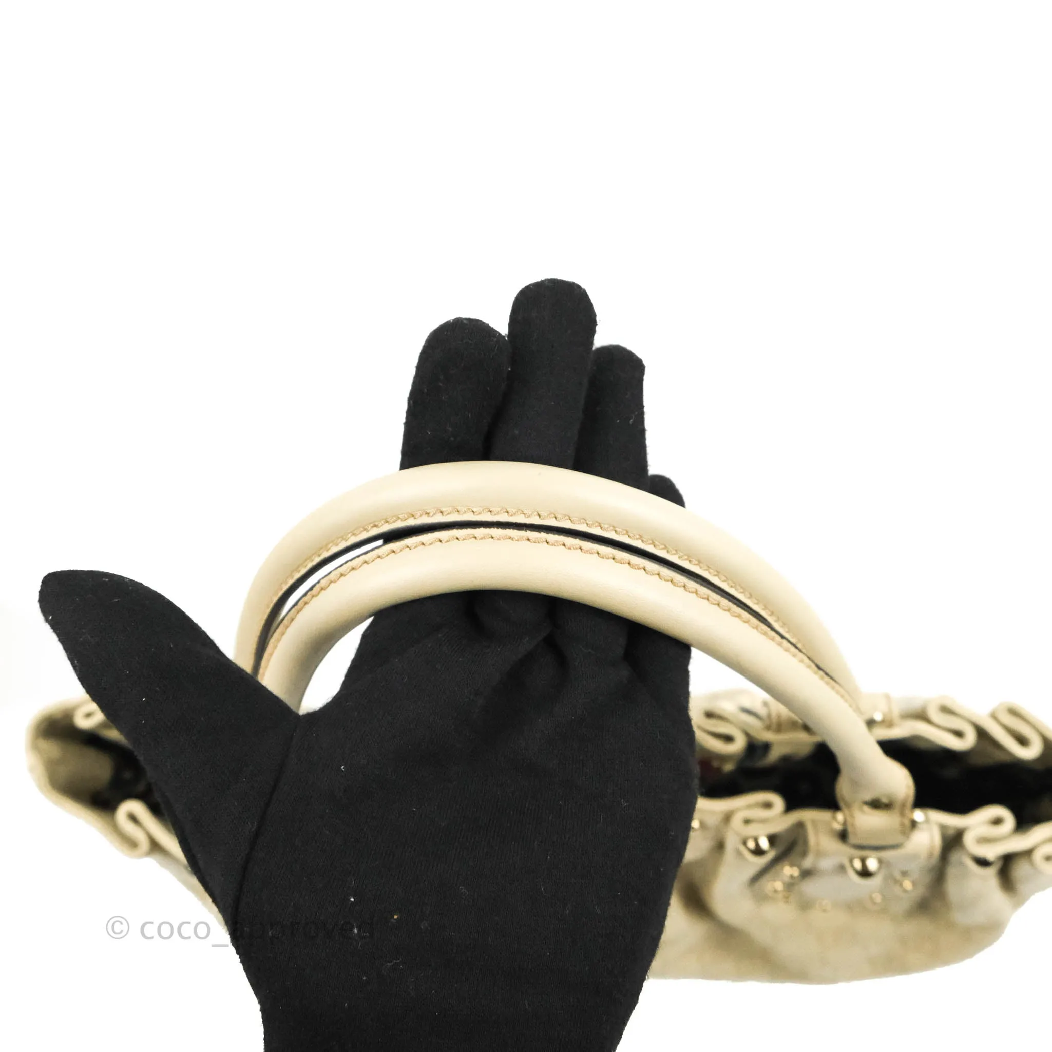 Gucci Medium Pelham Tote Studded Guccissima Leather