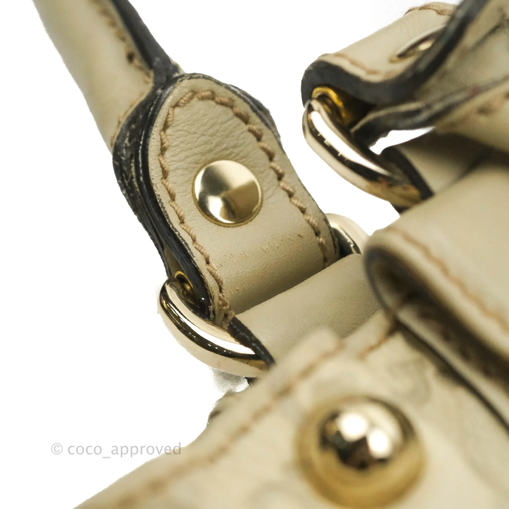 Gucci Medium Pelham Tote Studded Guccissima Leather