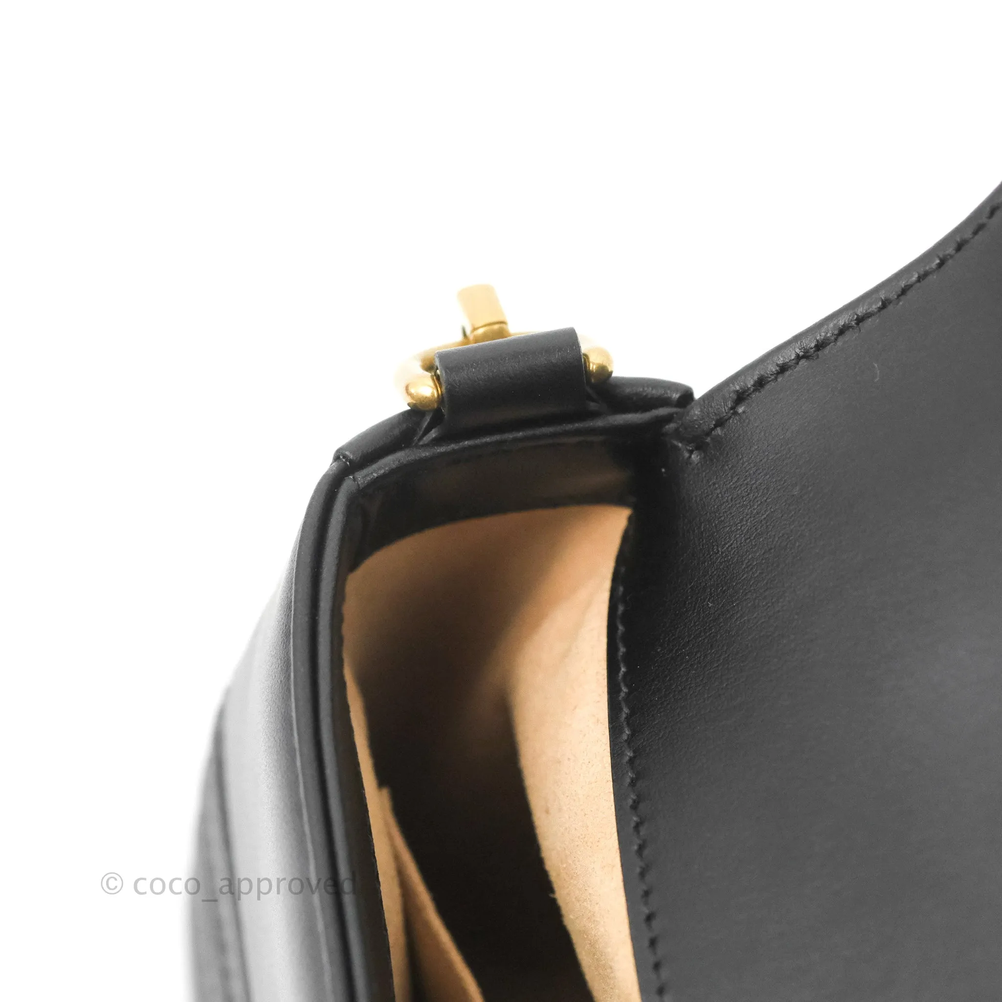 Gucci Mini GG Marmont Top Handle Bag Black