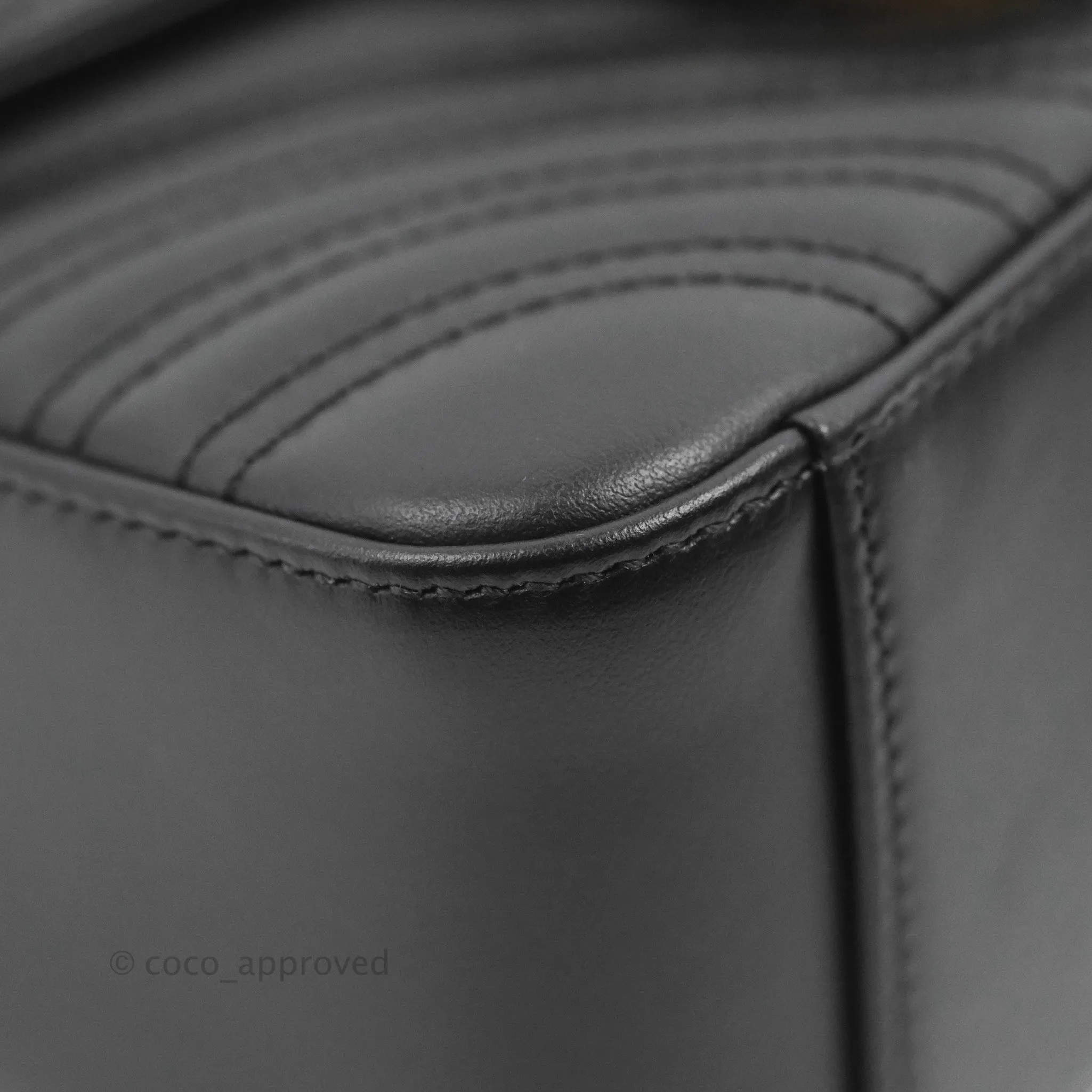 Gucci Mini GG Marmont Top Handle Bag Black