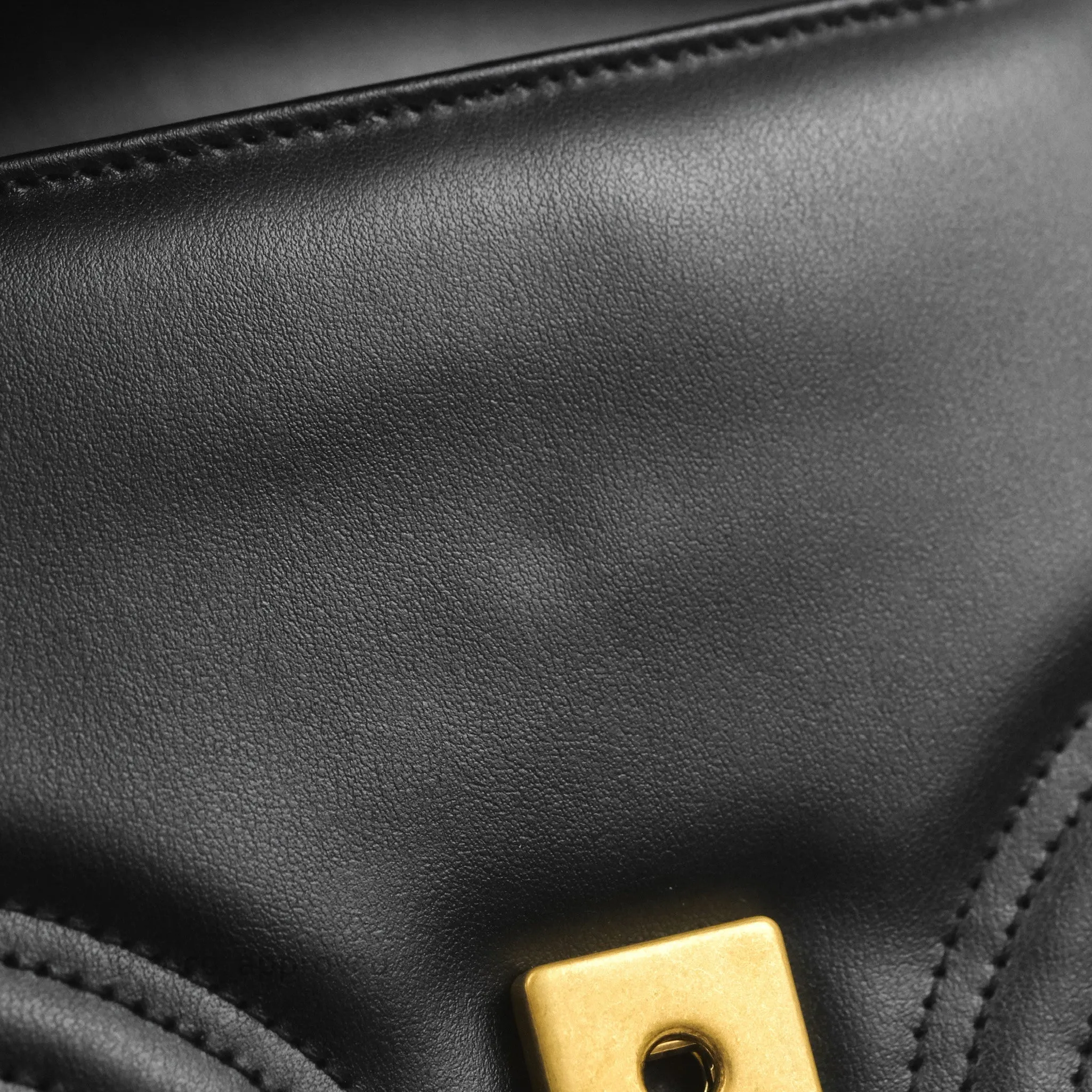 Gucci Mini GG Marmont Top Handle Bag Black