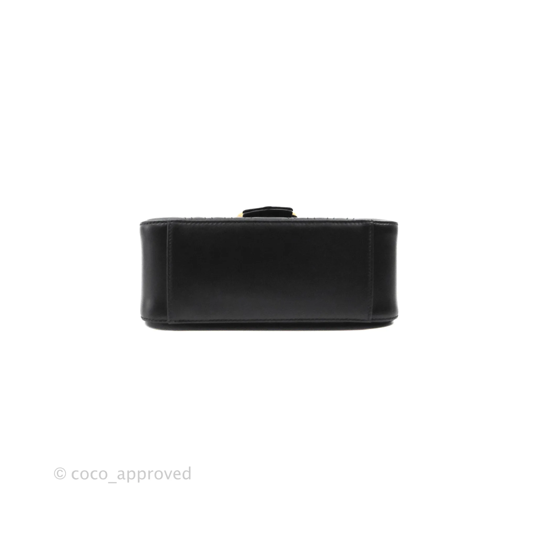 Gucci Mini GG Marmont Top Handle Bag Black