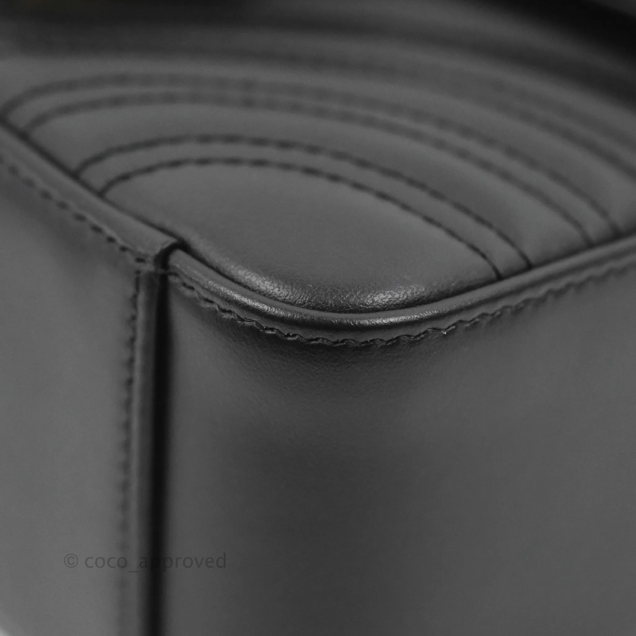 Gucci Mini GG Marmont Top Handle Bag Black