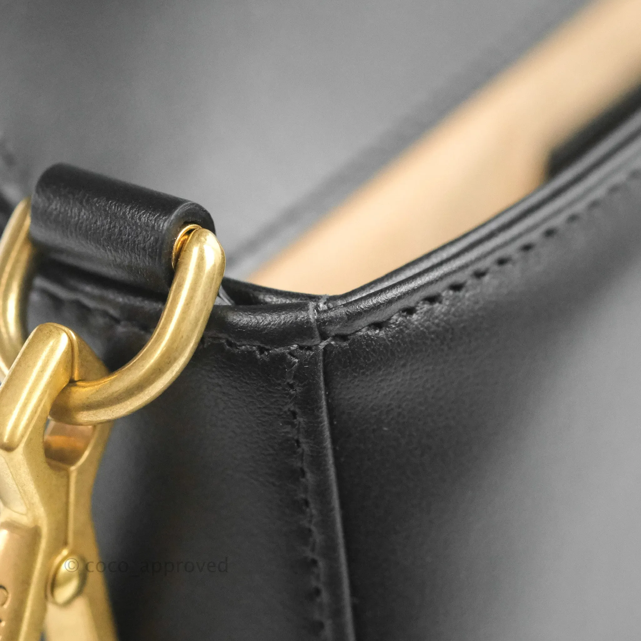 Gucci Mini GG Marmont Top Handle Bag Black