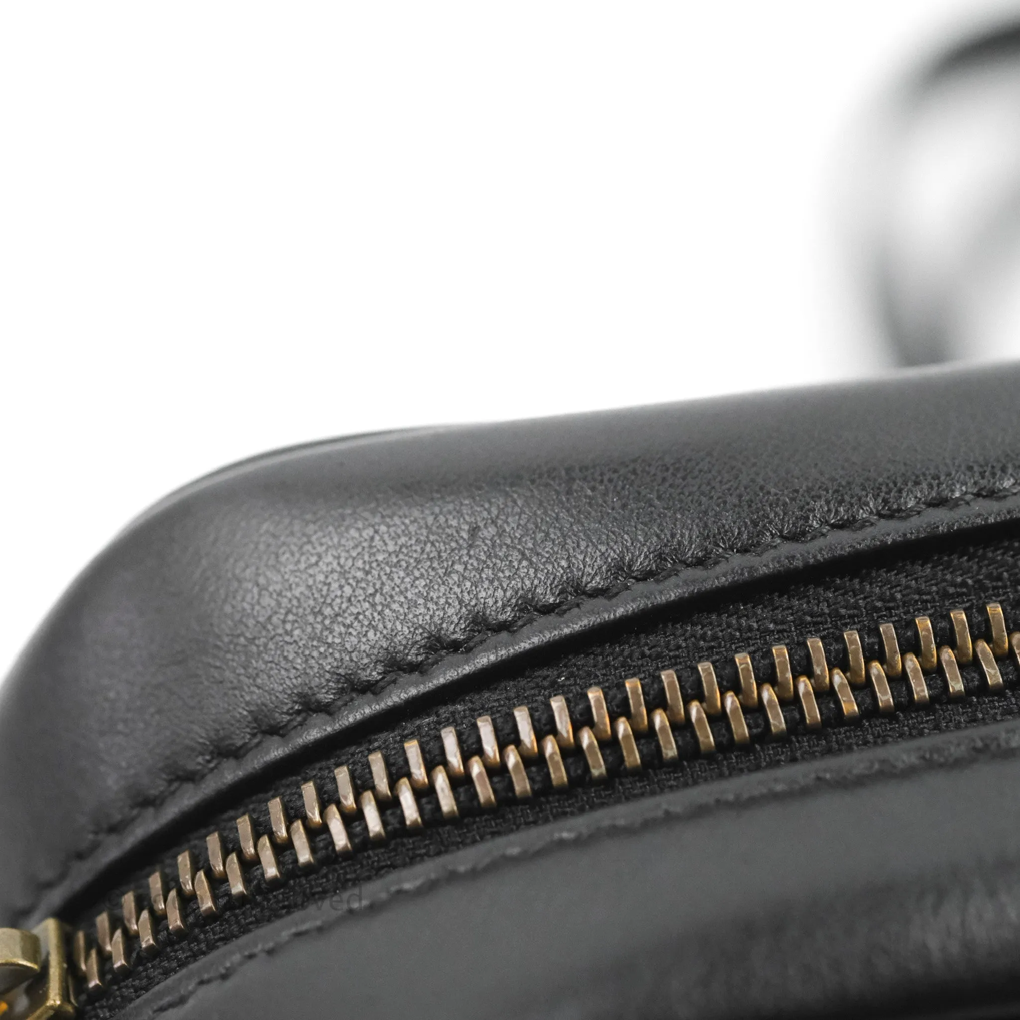 Gucci Mini Matelasse GG Marmont Camera Bag Black Calfskin Gold Hardware