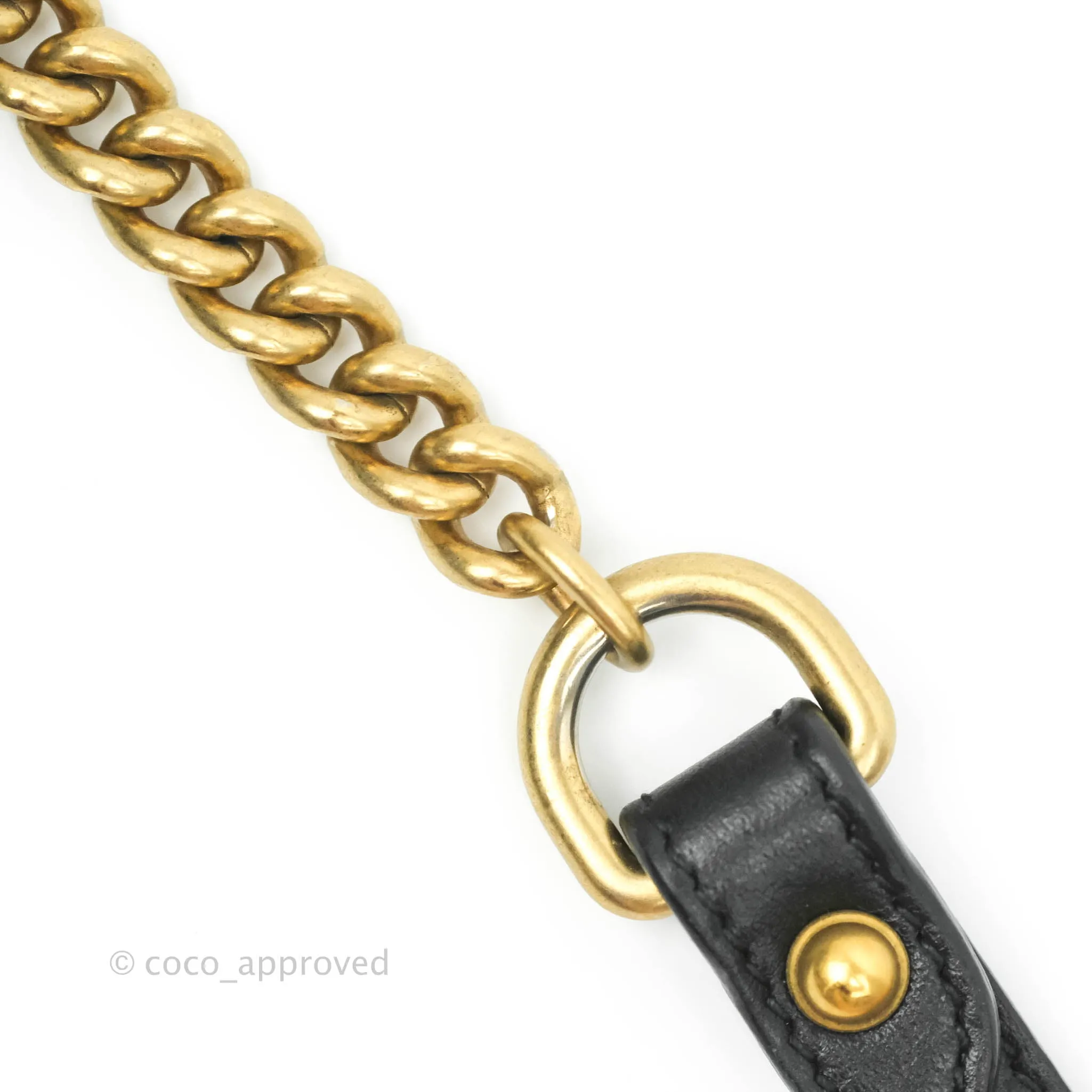 Gucci Mini Matelasse GG Marmont Camera Bag Black Calfskin Gold Hardware