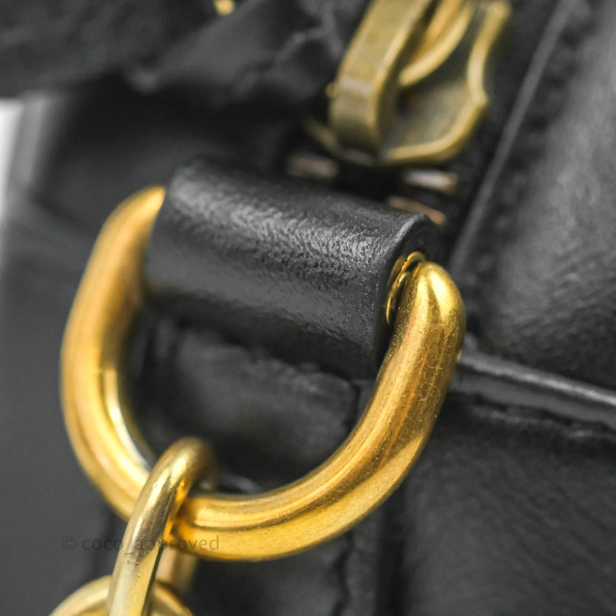 Gucci Mini Matelasse GG Marmont Camera Bag Black Calfskin Gold Hardware
