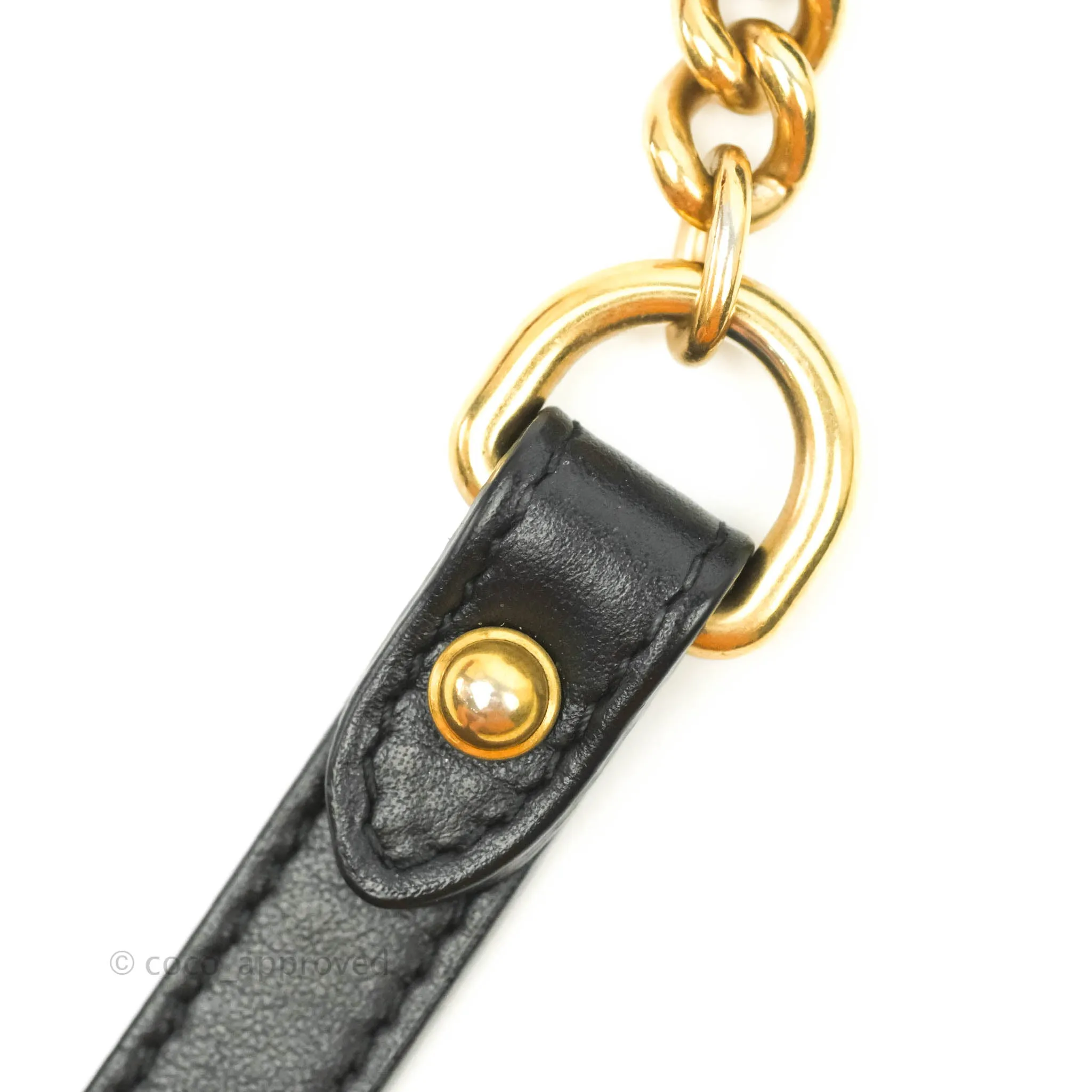 Gucci Mini Matelasse GG Marmont Camera Bag Black Calfskin Gold Hardware