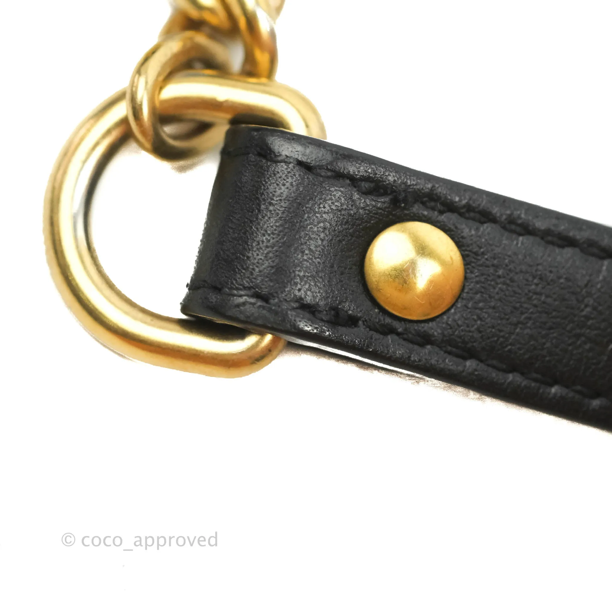Gucci Mini Matelasse GG Marmont Camera Bag Black Calfskin Gold Hardware