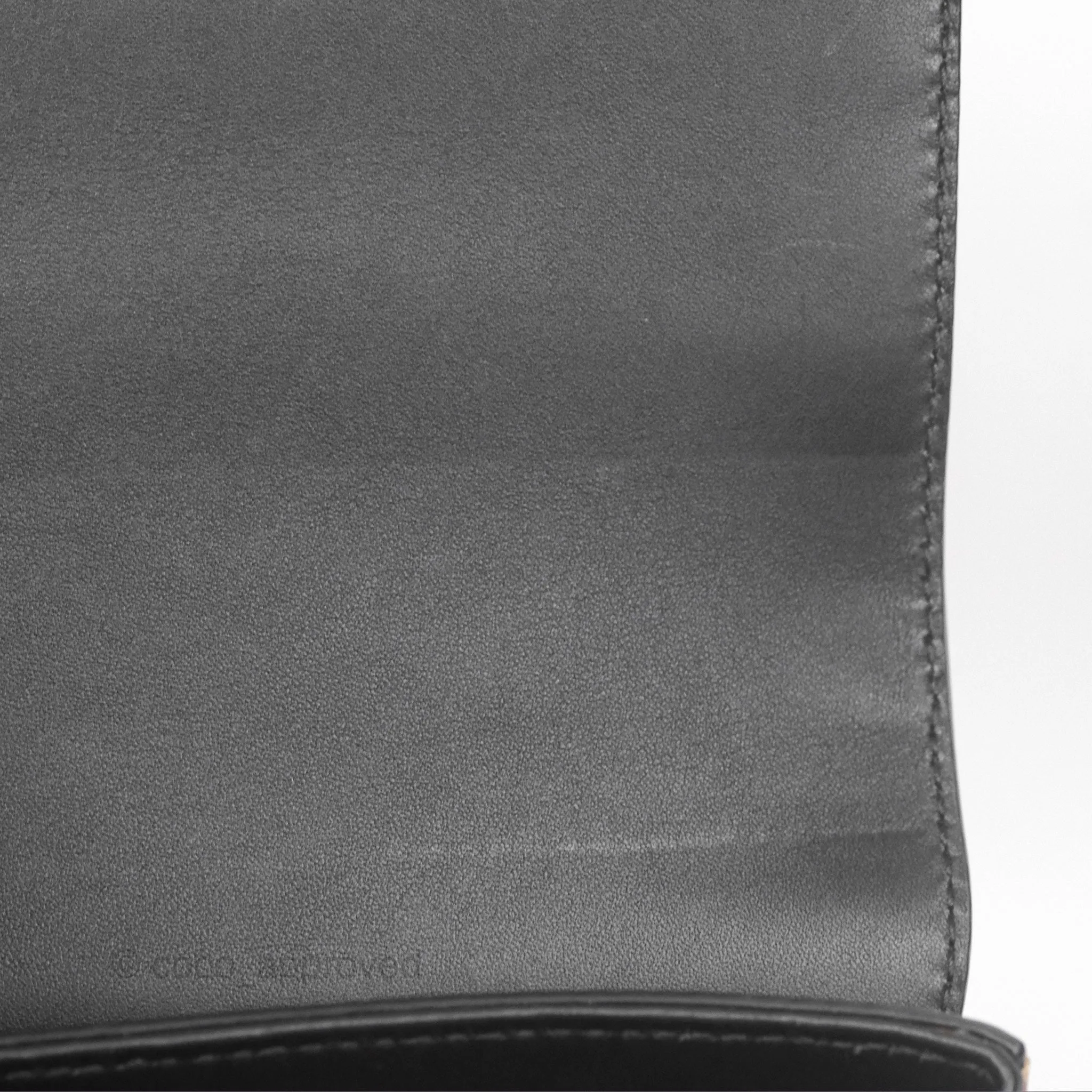 Gucci Mini Padlock Backpack GG Coated Canvas Black/Brown Leather