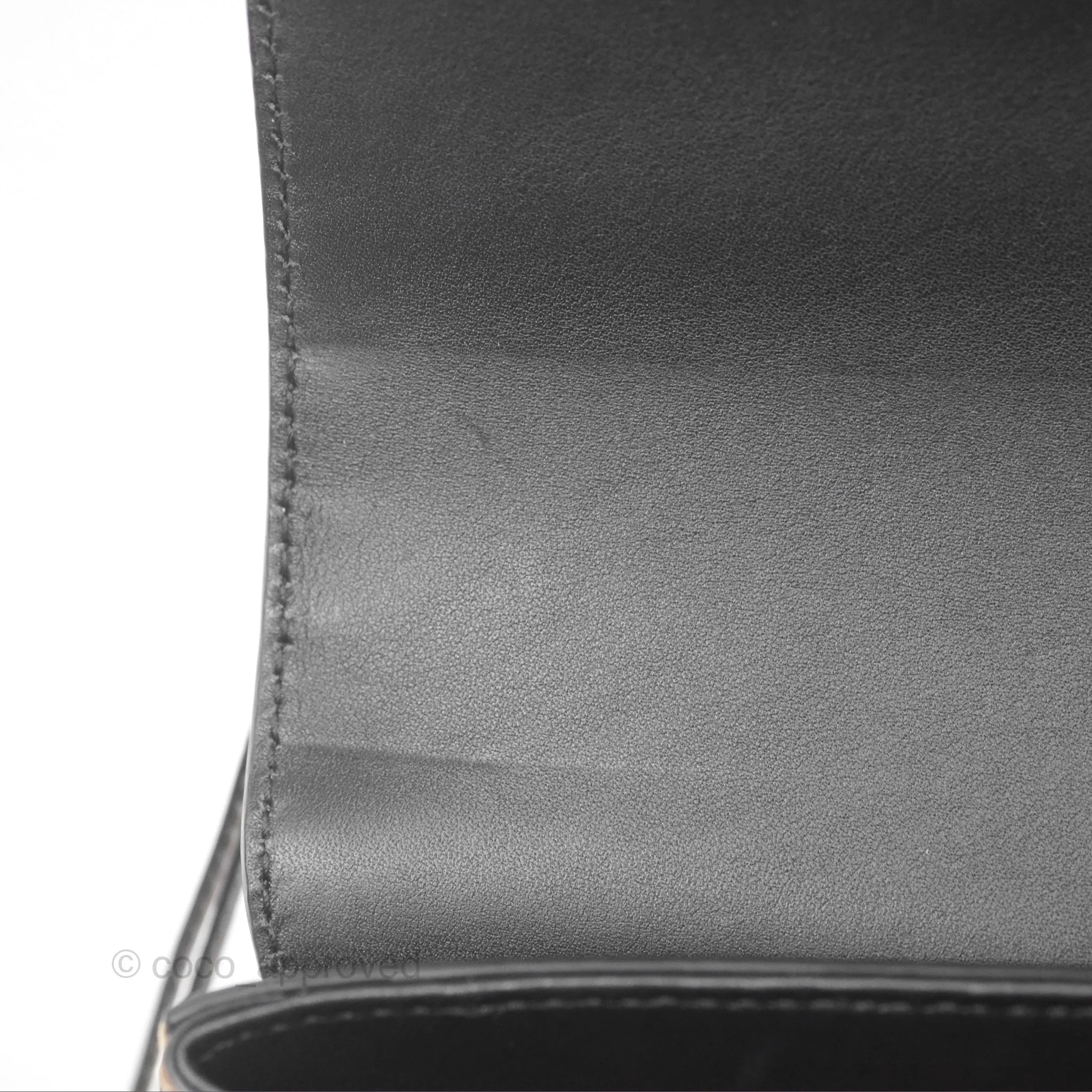 Gucci Mini Padlock Backpack GG Coated Canvas Black/Brown Leather