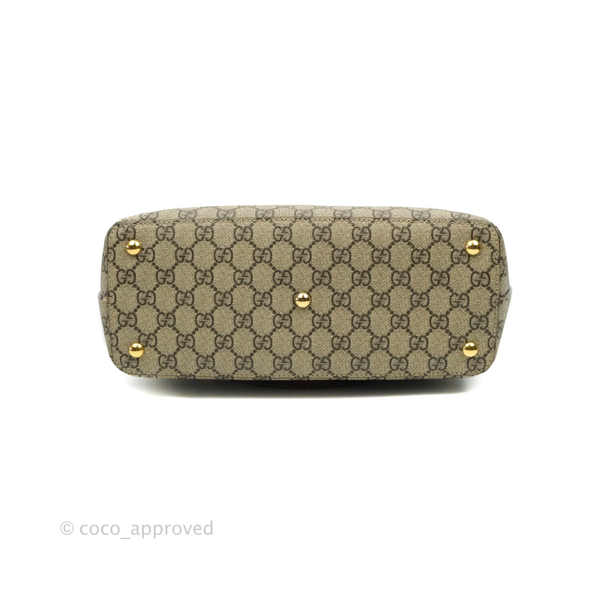 Gucci Monogram Canvas Brown Shopping Tote