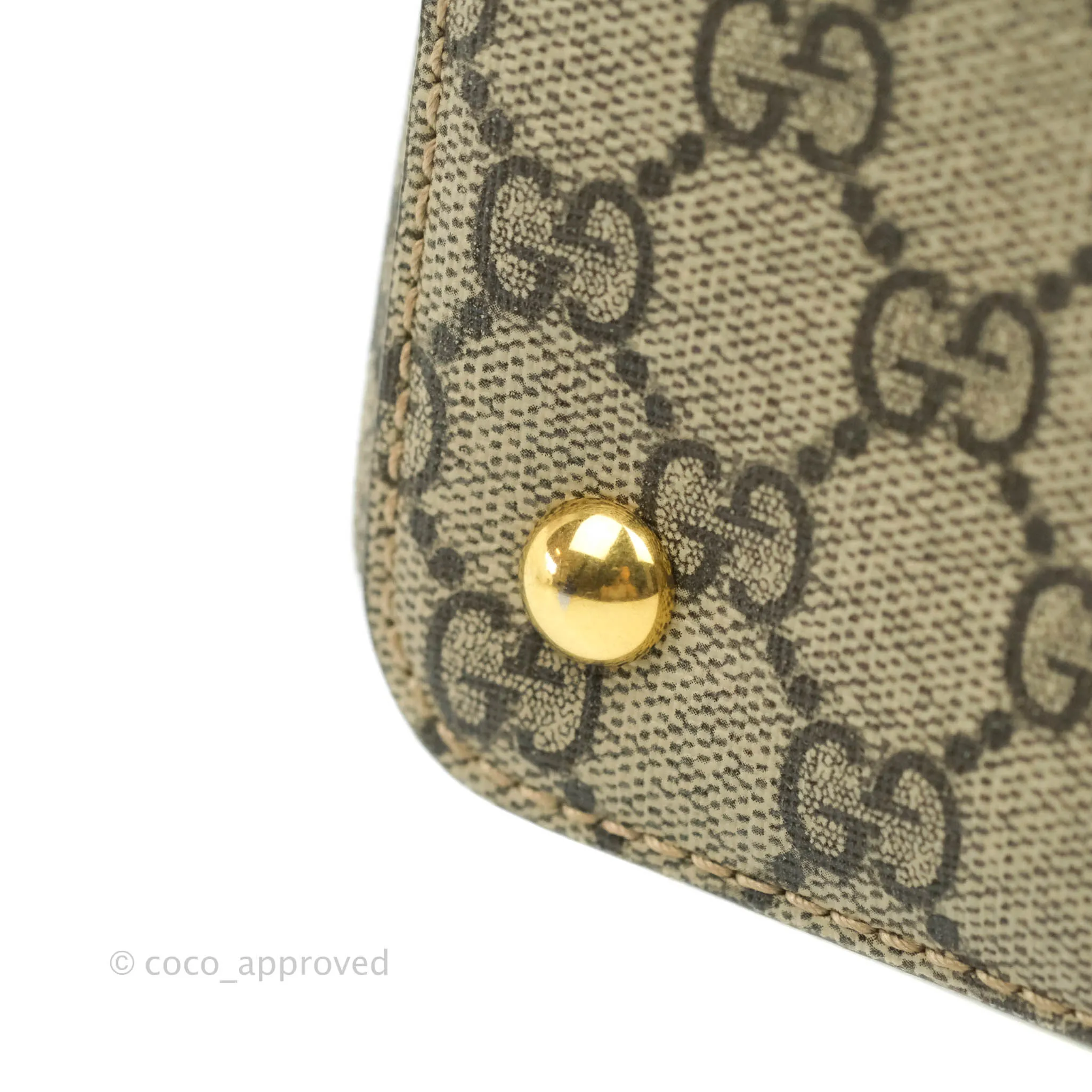 Gucci Monogram Canvas Brown Shopping Tote