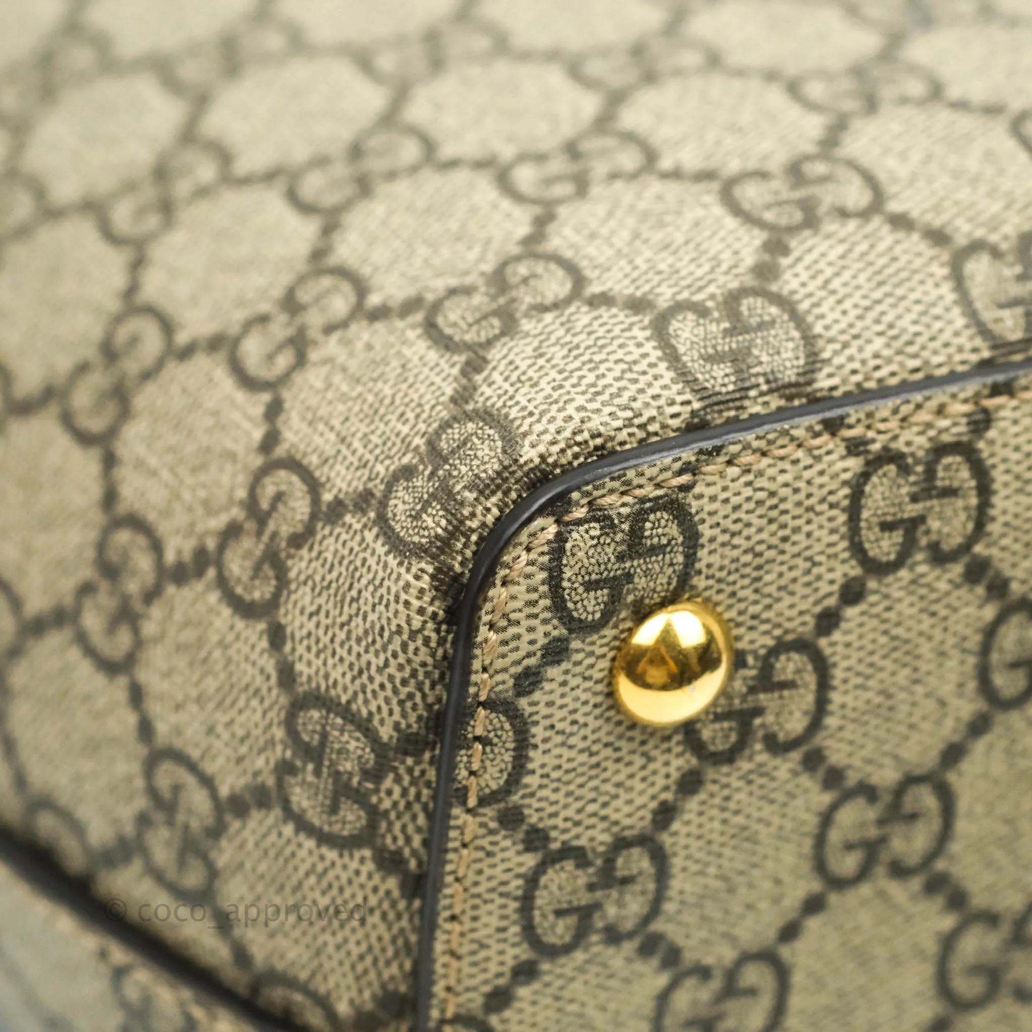 Gucci Monogram Canvas Brown Shopping Tote