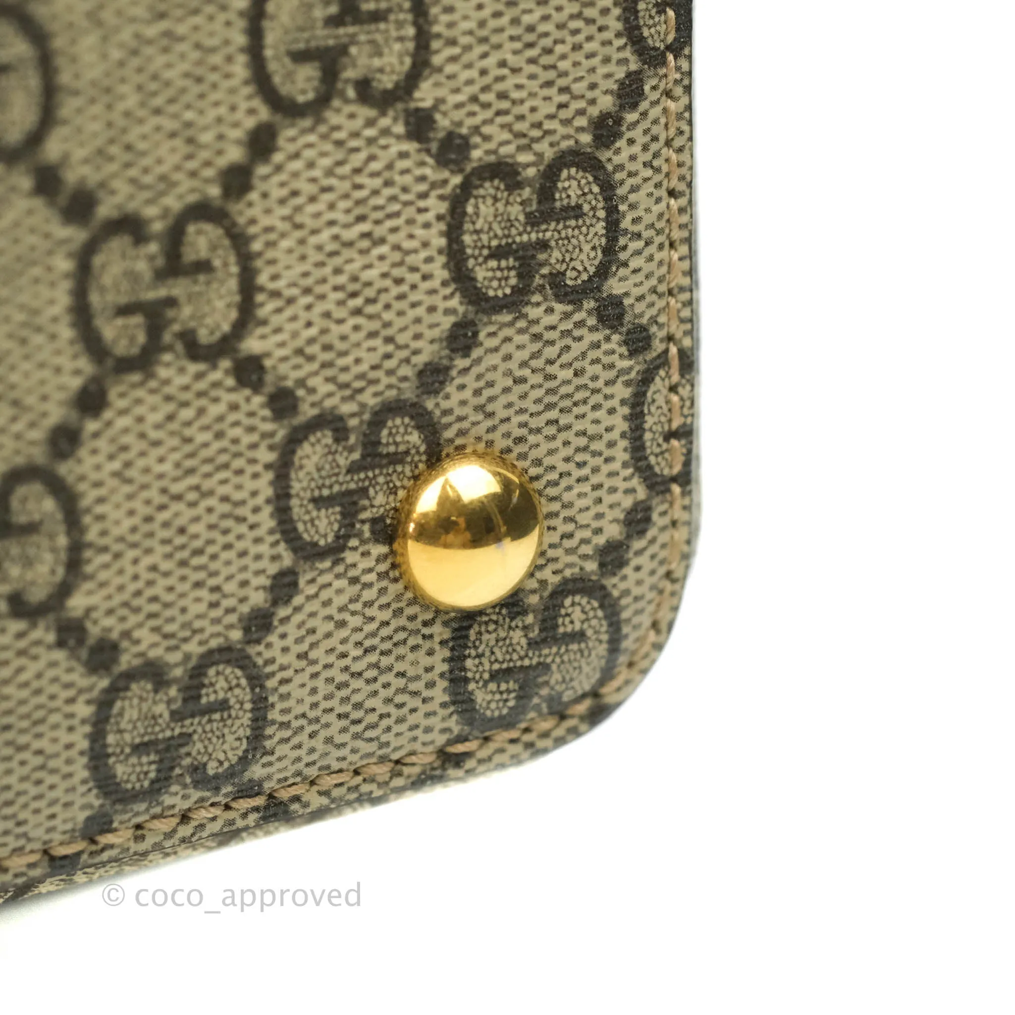 Gucci Monogram Canvas Brown Shopping Tote