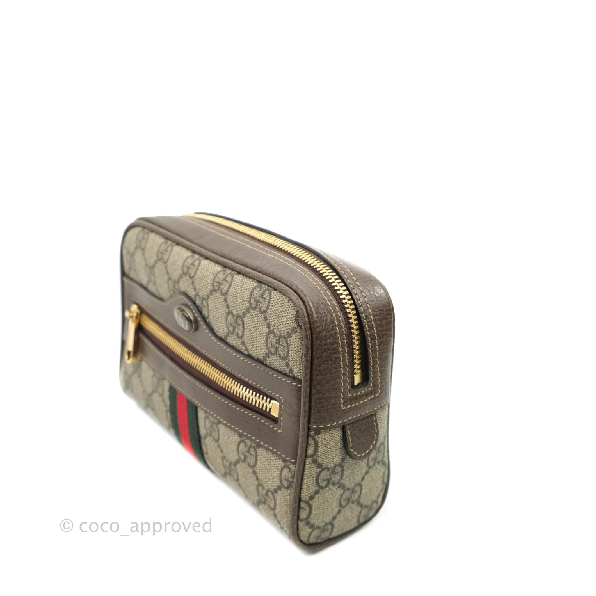 Gucci Ophidia GG Supreme Small Belt Bag Gold Hardware