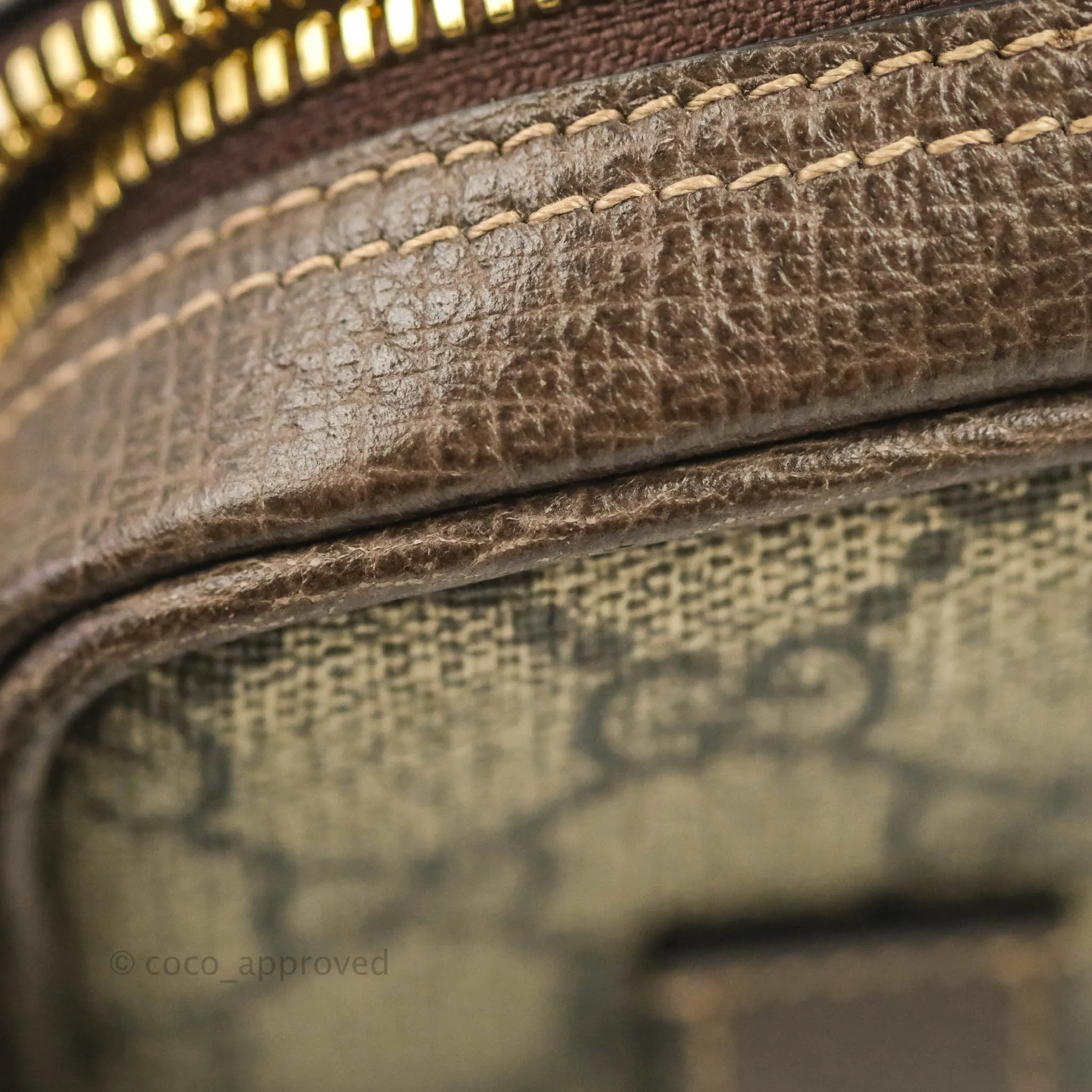 Gucci Ophidia GG Supreme Small Belt Bag Gold Hardware
