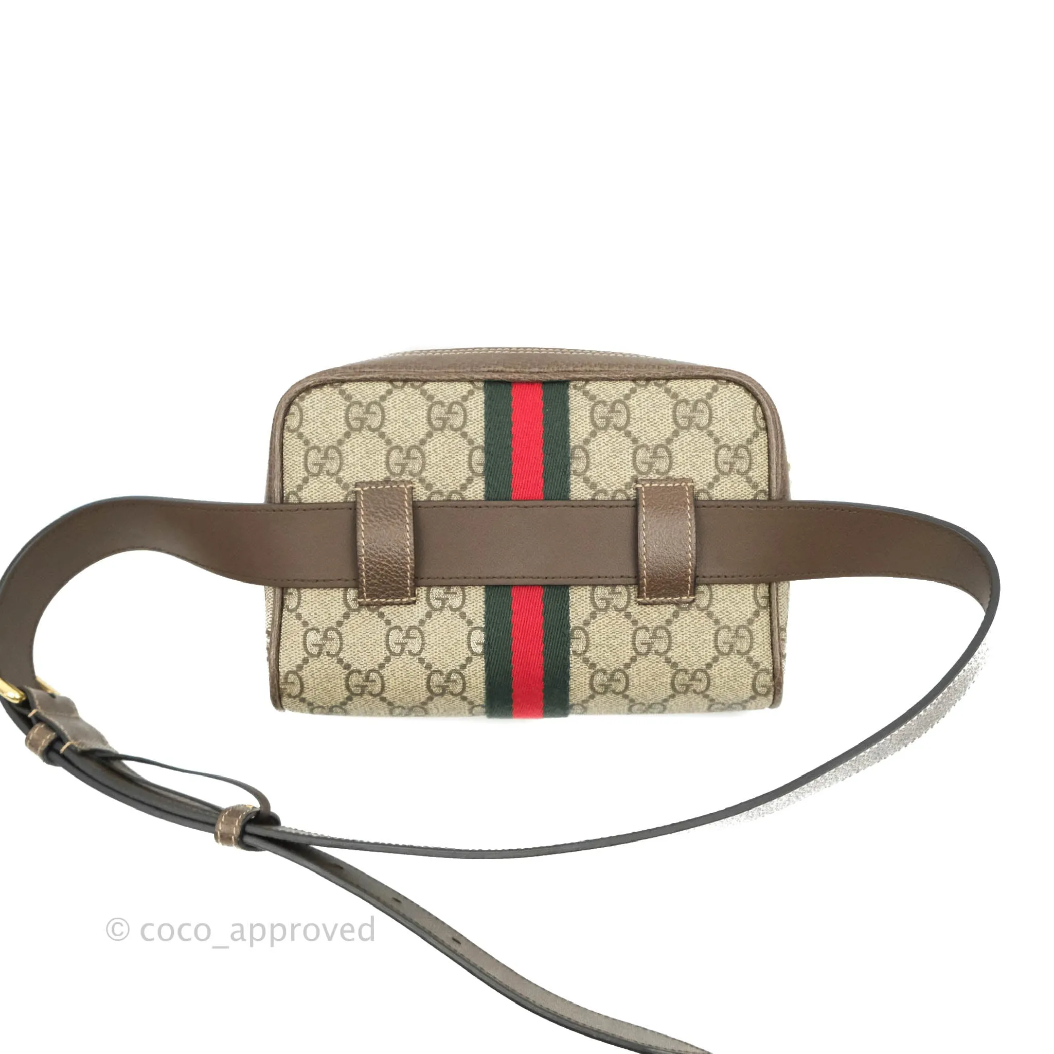 Gucci Ophidia GG Supreme Small Belt Bag Gold Hardware