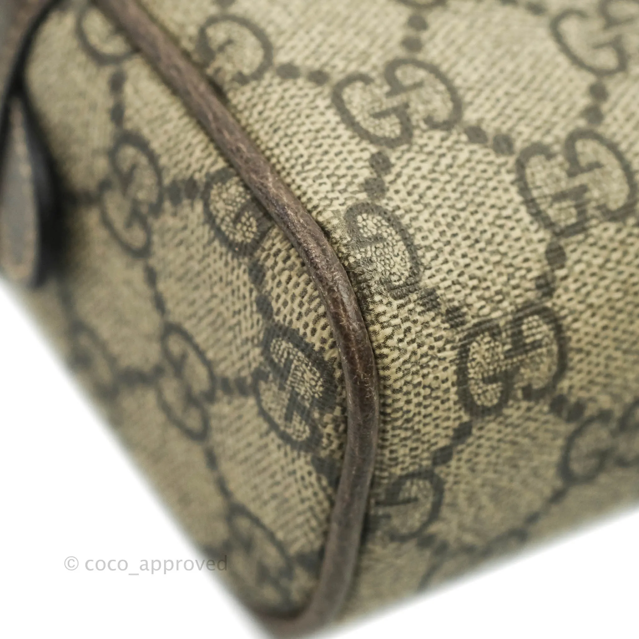 Gucci Ophidia GG Supreme Small Belt Bag Gold Hardware