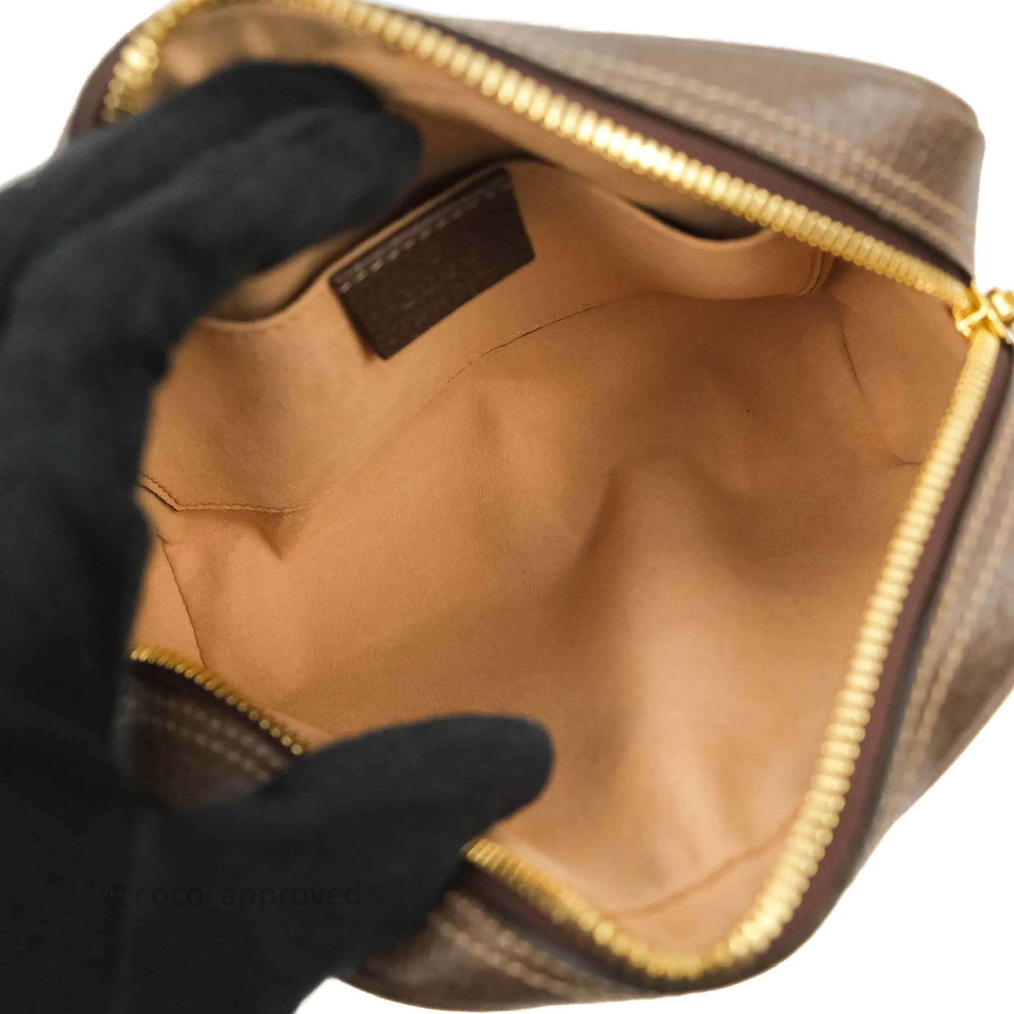 Gucci Ophidia GG Supreme Small Belt Bag Gold Hardware