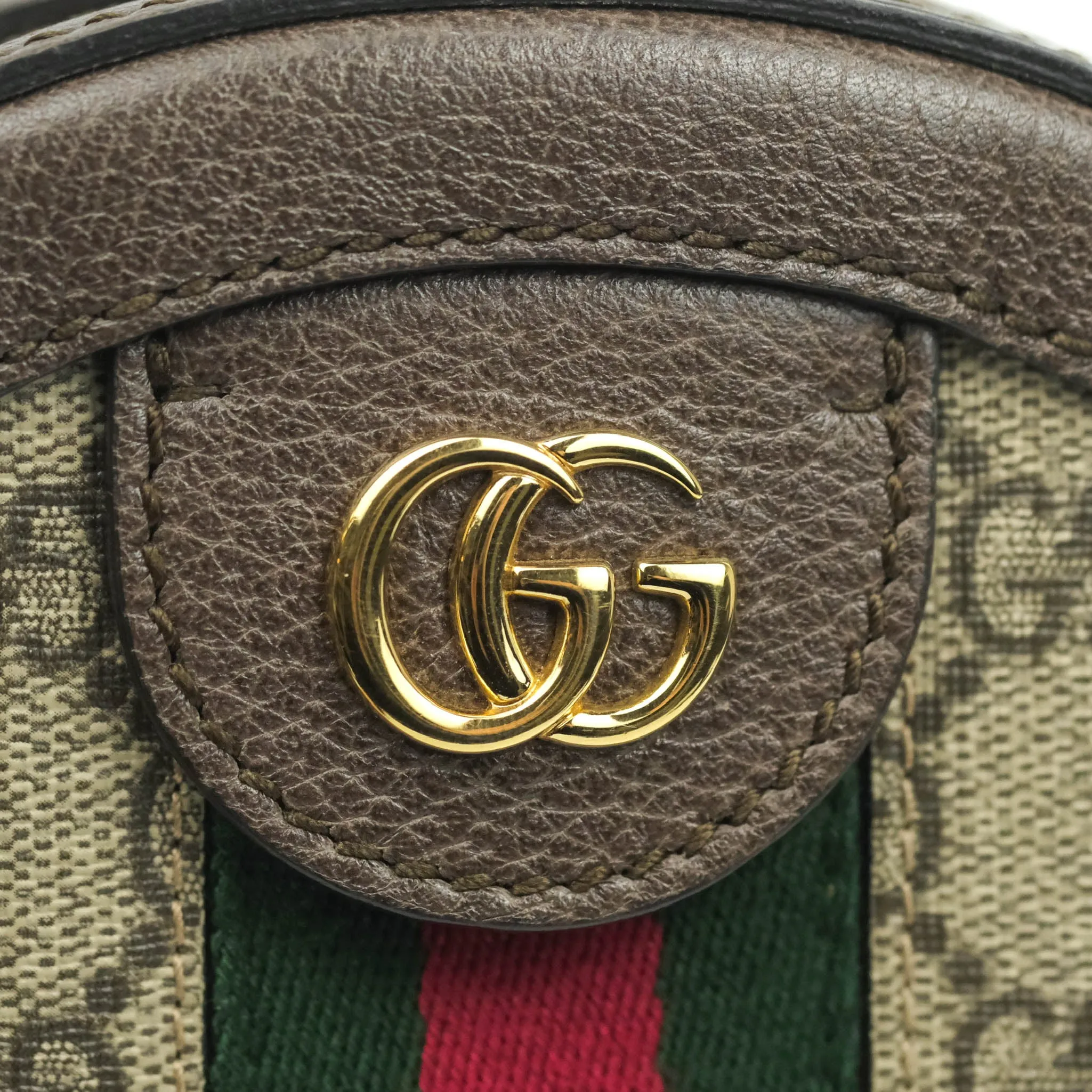 Gucci Ophidia Mini GG Supreme Canvas Round Shoulder Bag
