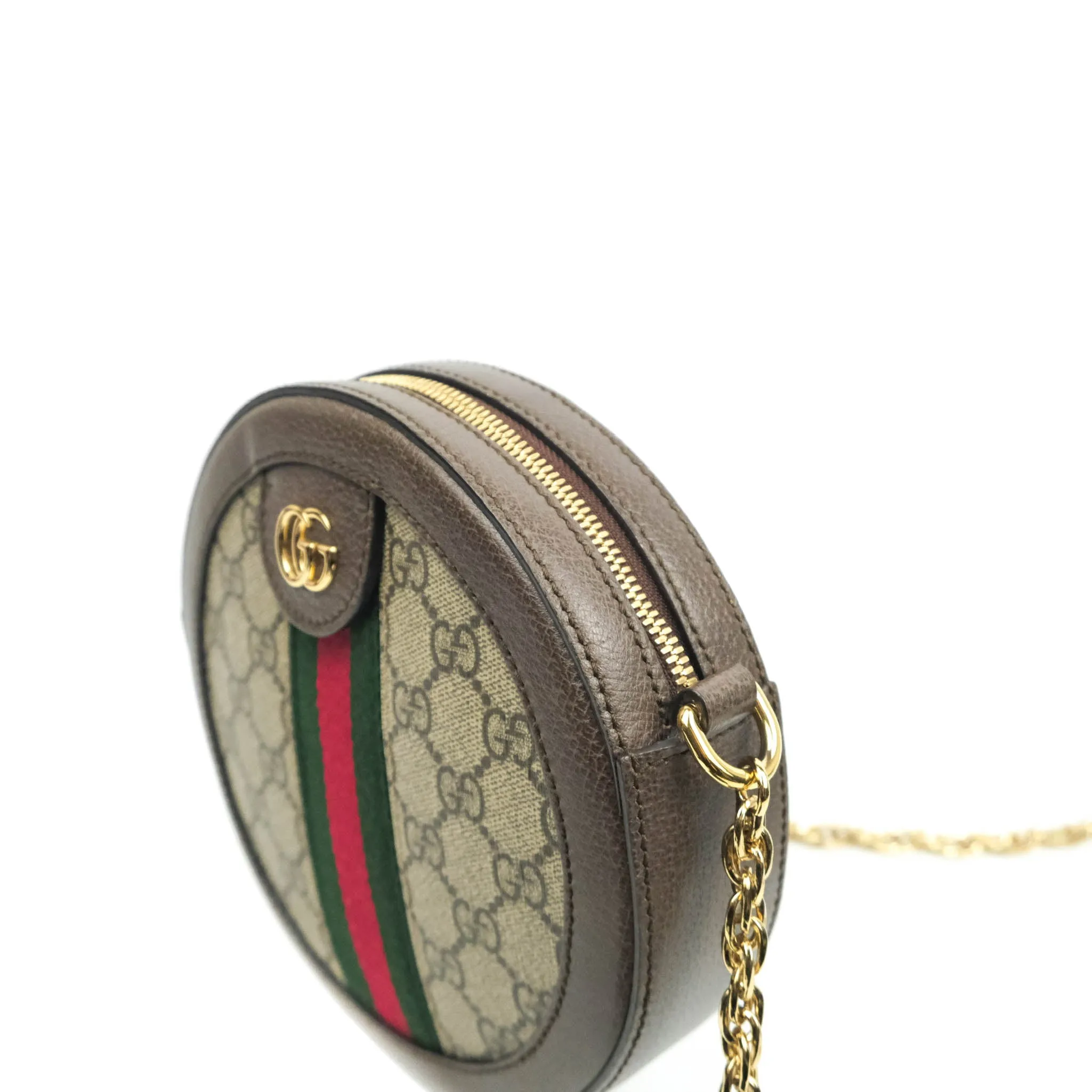 Gucci Ophidia Mini GG Supreme Canvas Round Shoulder Bag