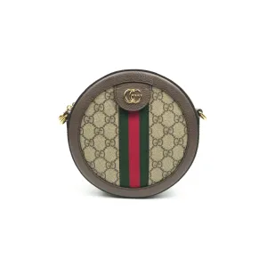 Gucci Ophidia Mini GG Supreme Canvas Round Shoulder Bag
