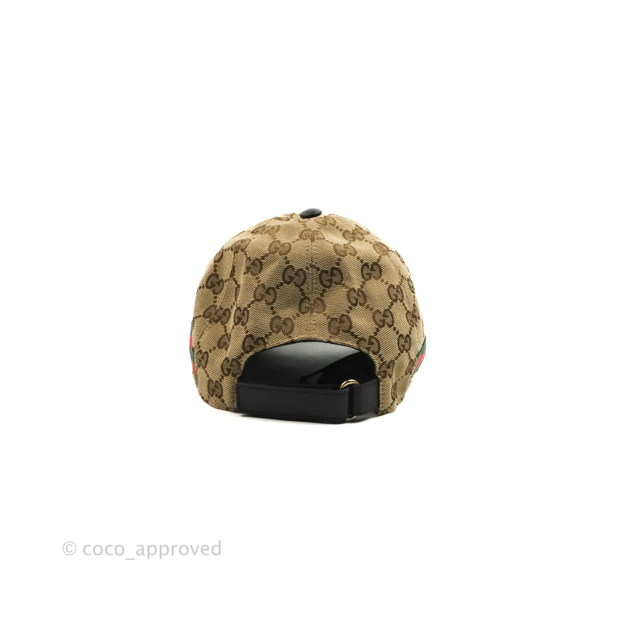 Gucci Original GG Canvas Baseball Hat With Web