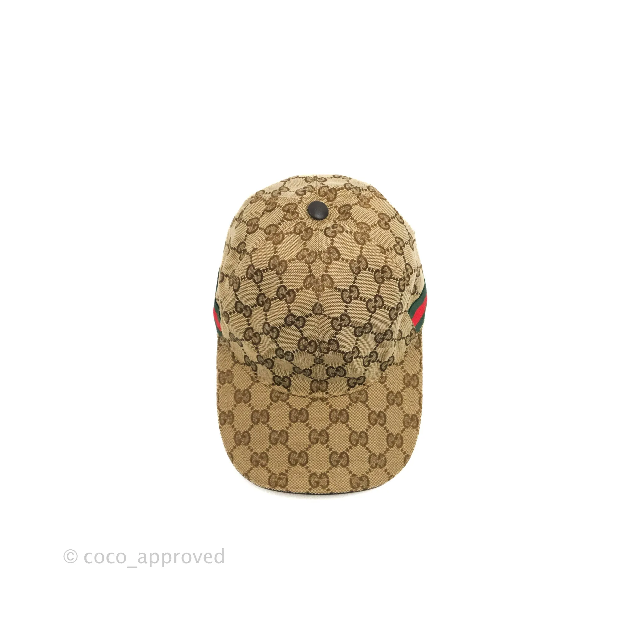 Gucci Original GG Canvas Baseball Hat With Web
