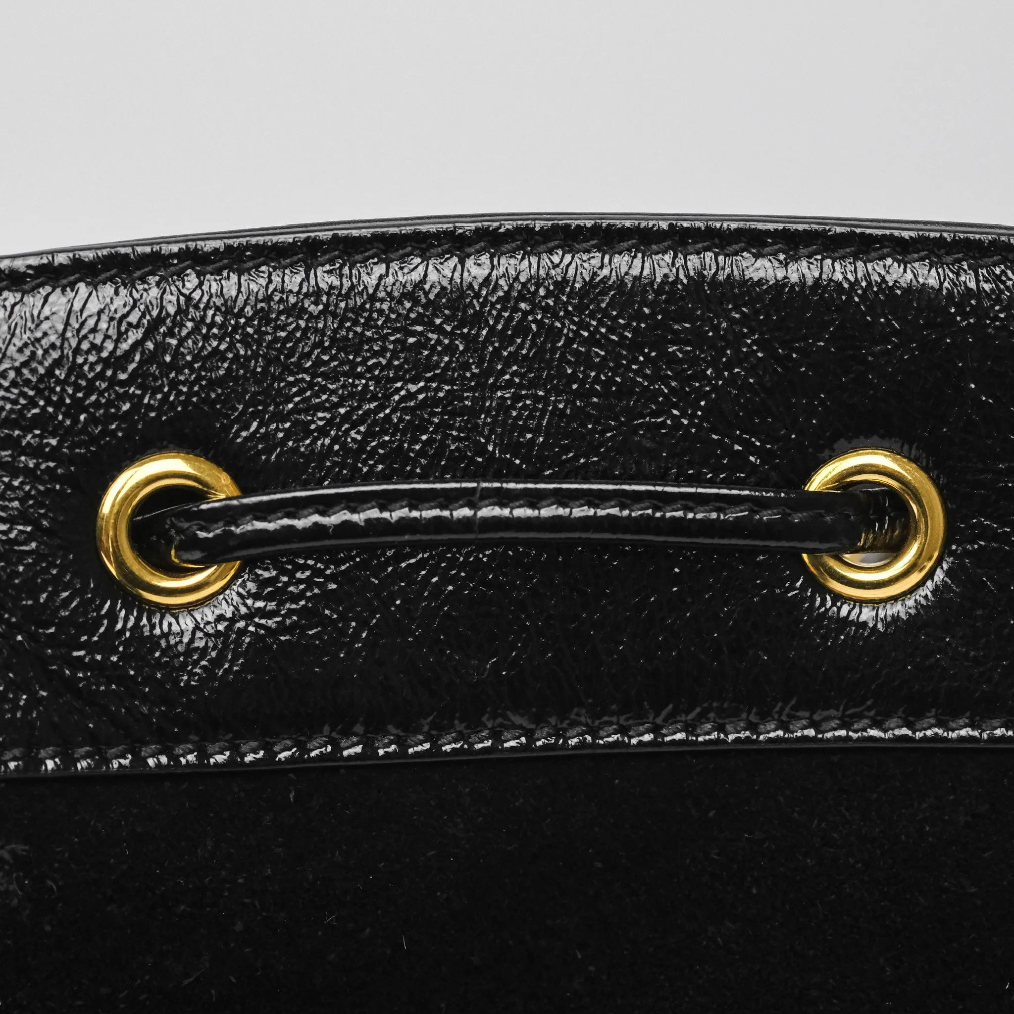 Gucci Small Ophidia Bucket Bag Black Suede