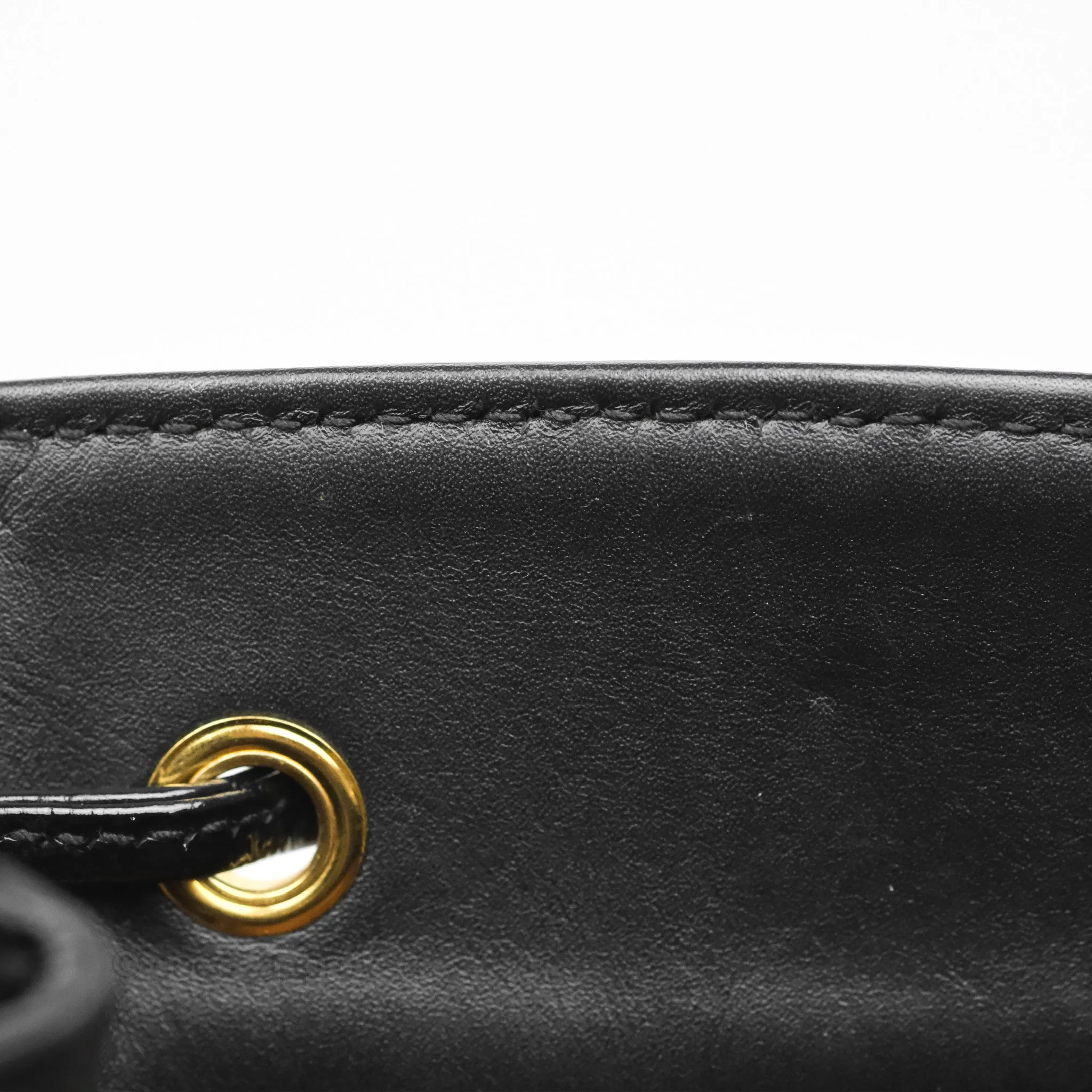 Gucci Small Ophidia Bucket Bag Black Suede