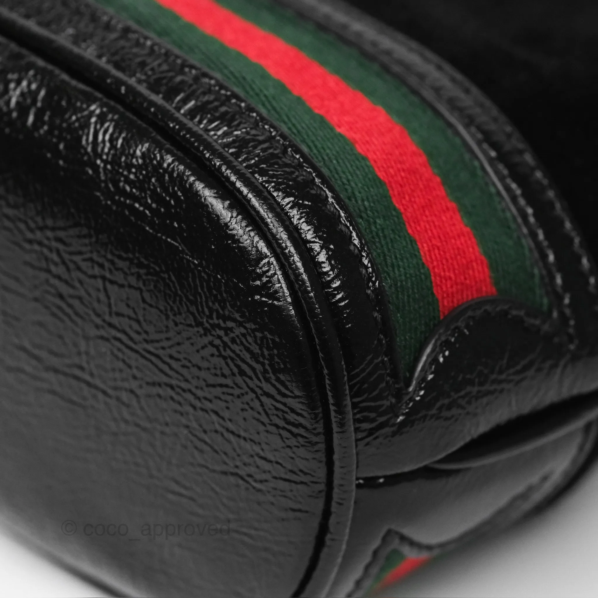 Gucci Small Ophidia Bucket Bag Black Suede
