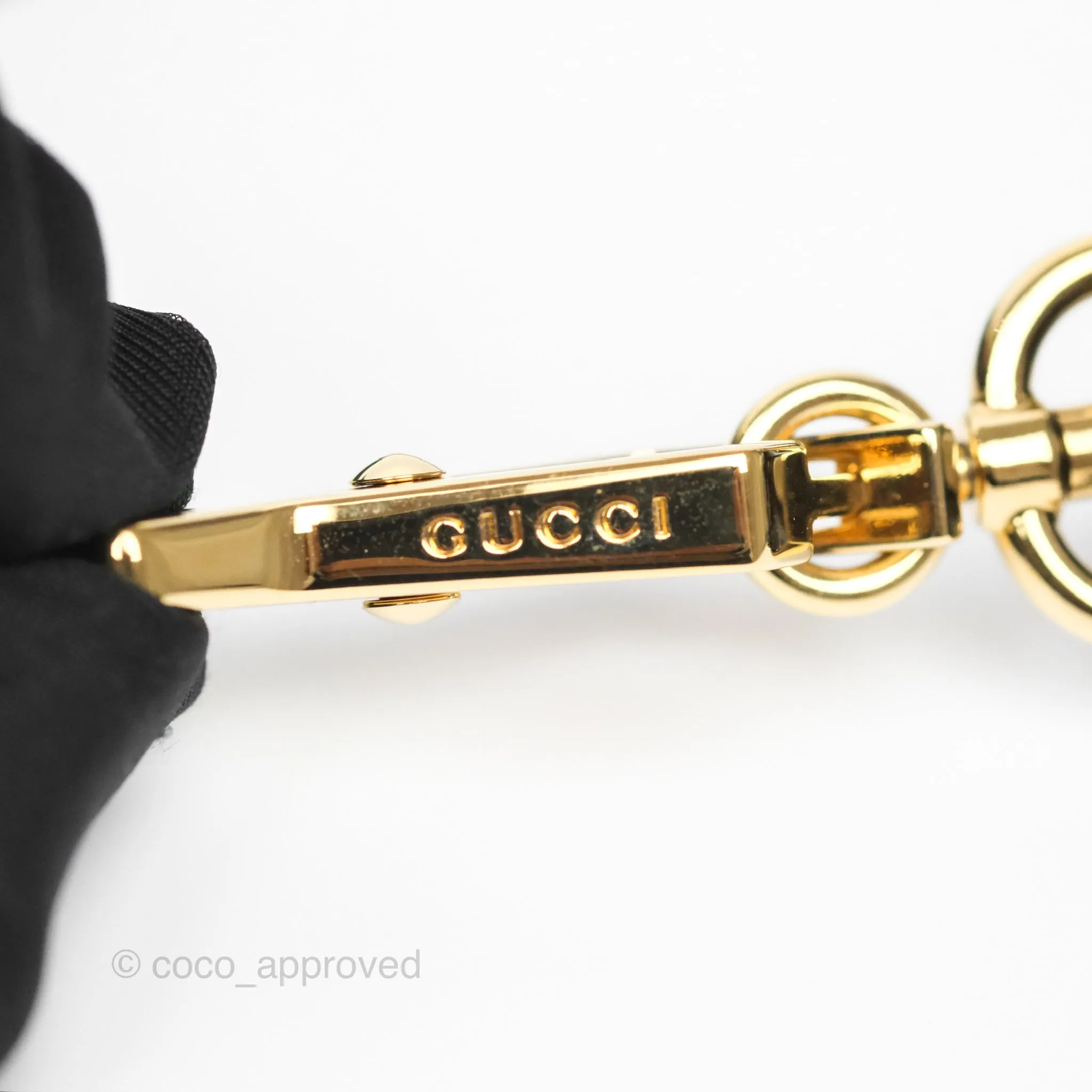 Gucci Small Ophidia Bucket Bag Black Suede