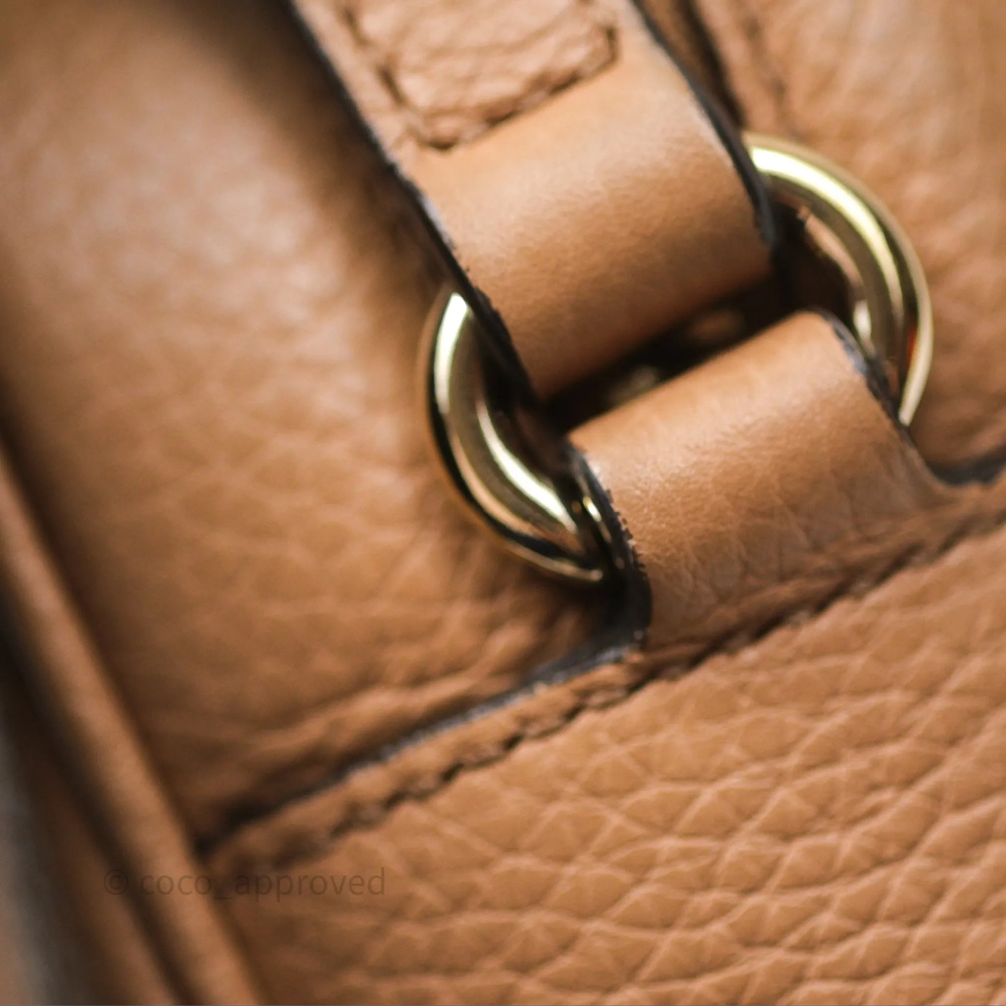 Gucci Small Soho Disco Bag Calfskin Beige