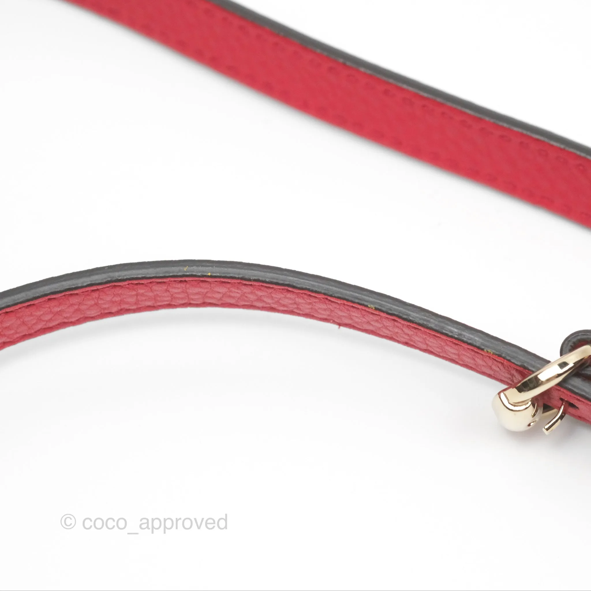 Gucci Small Soho Disco Bag Red Calfskin