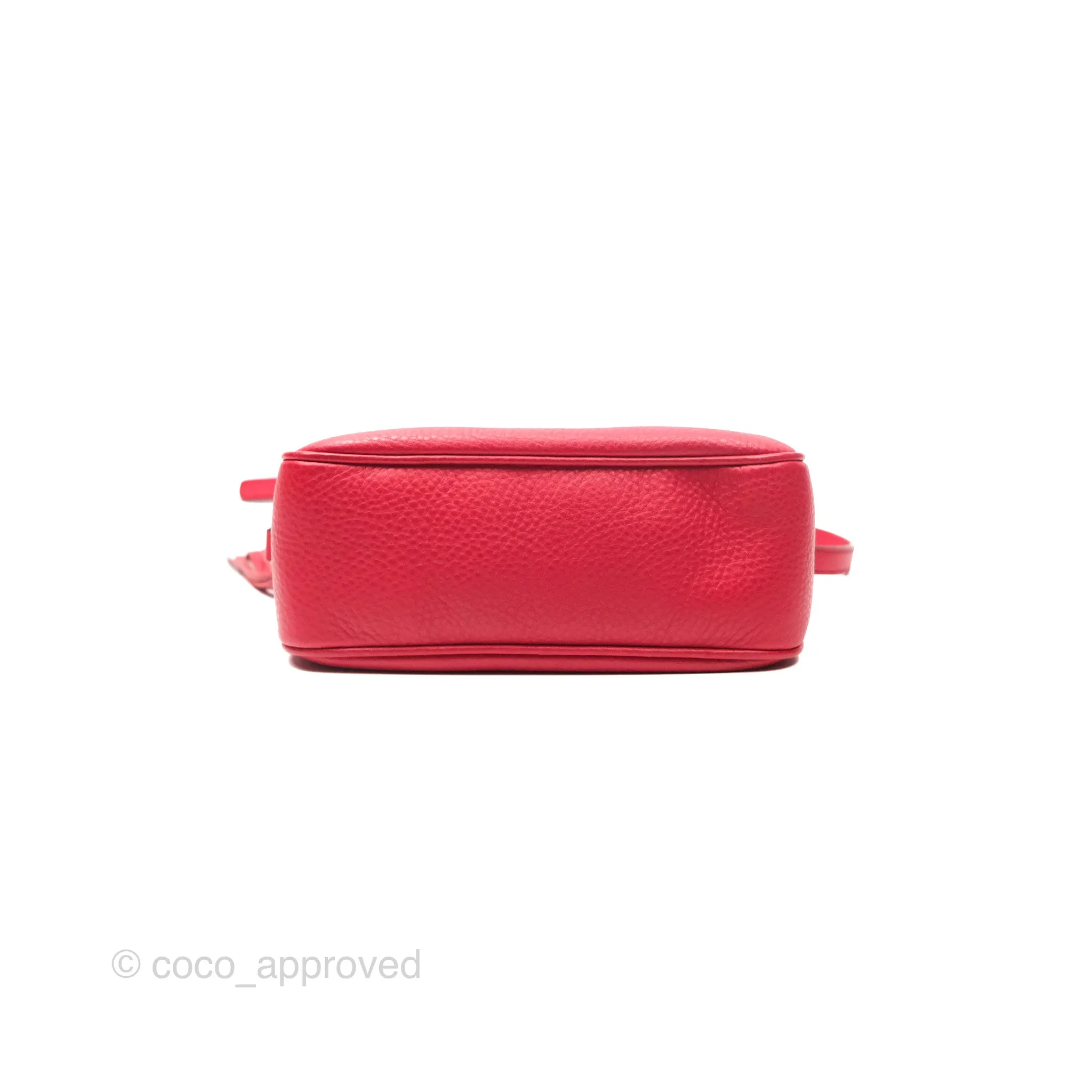 Gucci Small Soho Disco Bag Red Calfskin