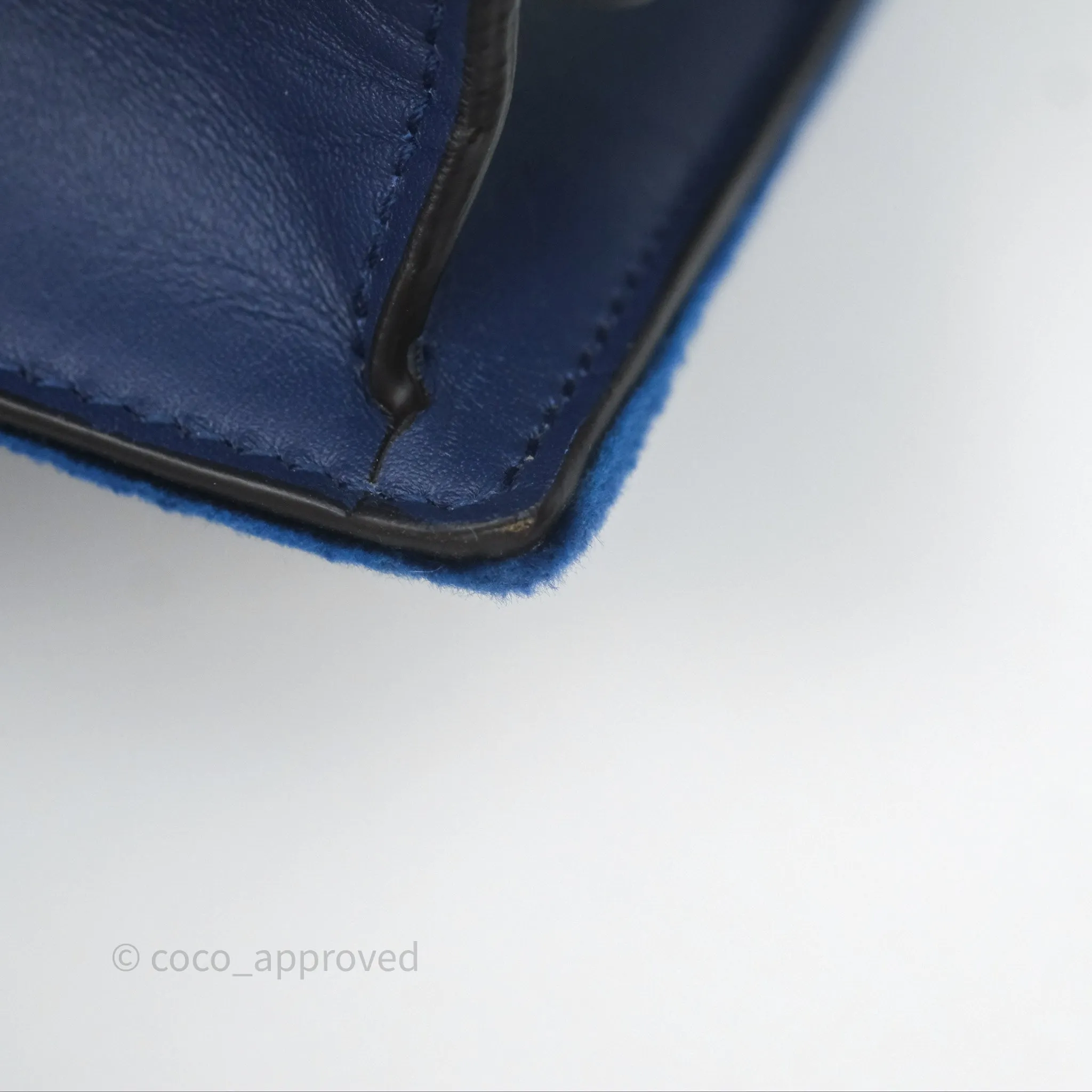 Gucci Super Mini Dionysus Crossbody Bag Royal Blue Velvet