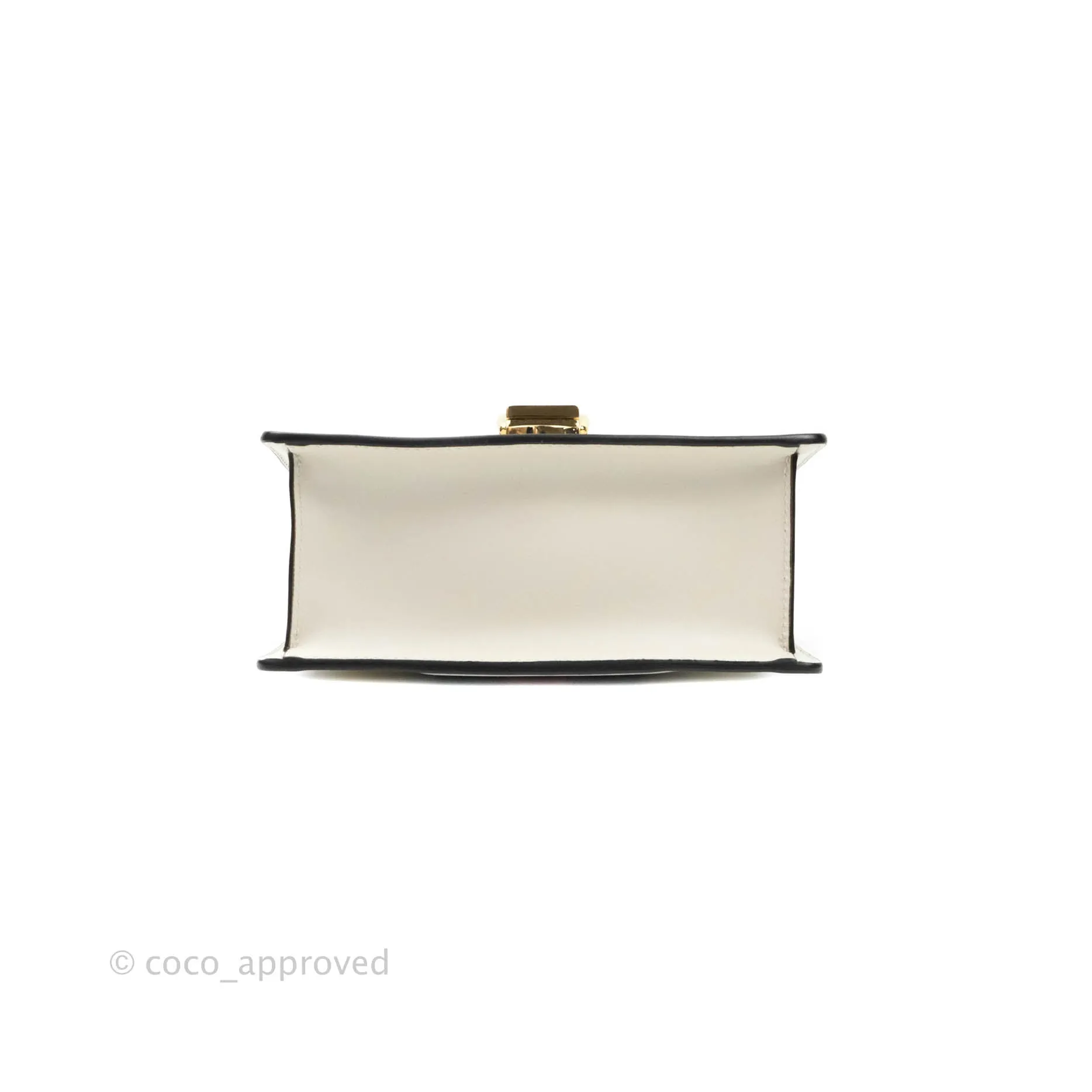 Gucci Sylvie Mini White Calfskin Bag 