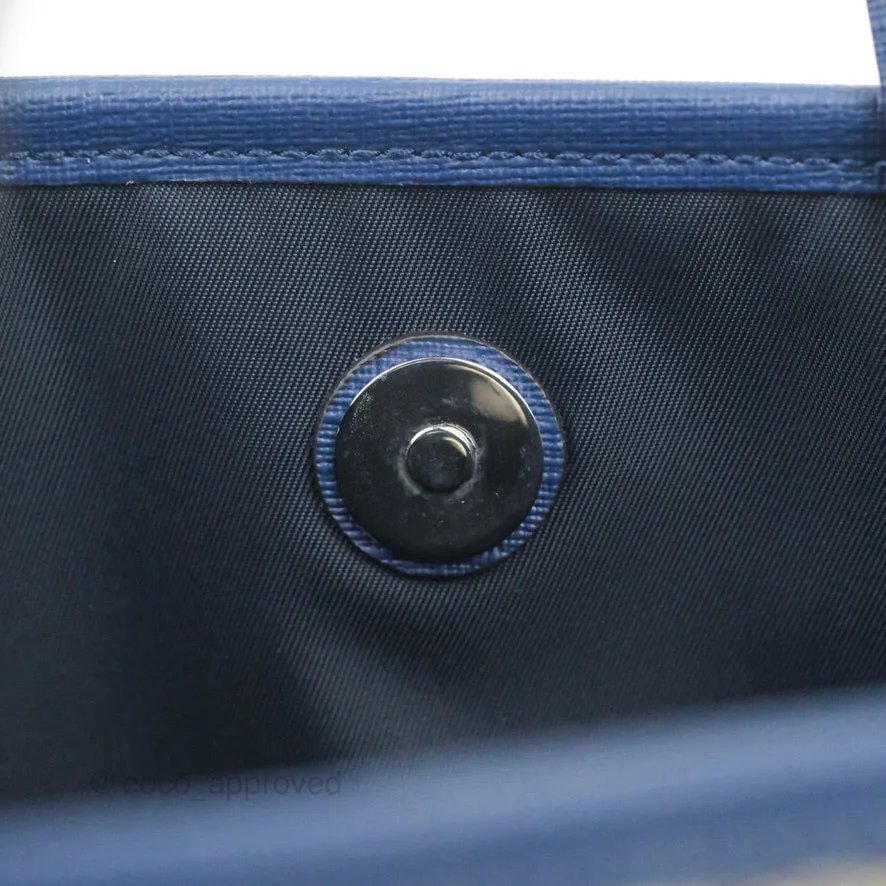 Gucci Tote Bag GG Supreme Monogram Stars Navy