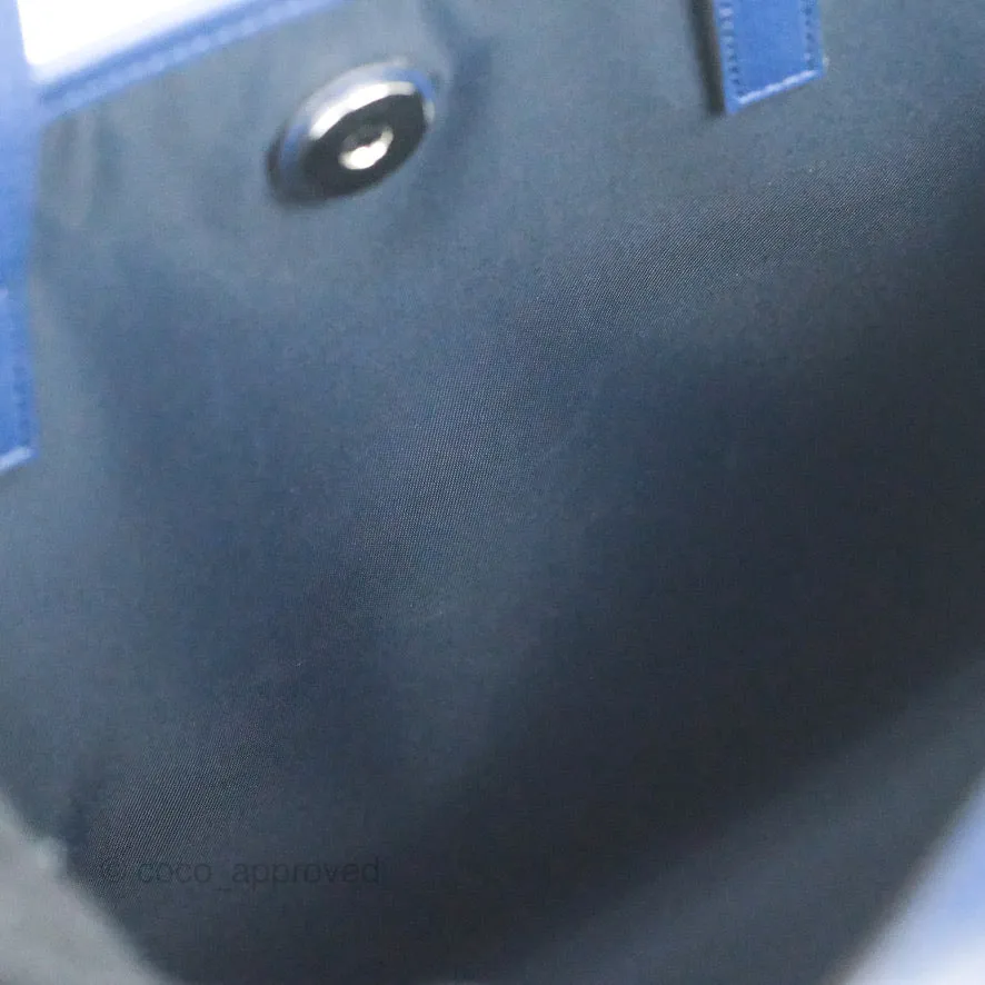 Gucci Tote Bag GG Supreme Monogram Stars Navy