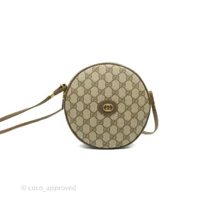 Gucci Vintage GG Monogram Canvas Round Shoulder Bag