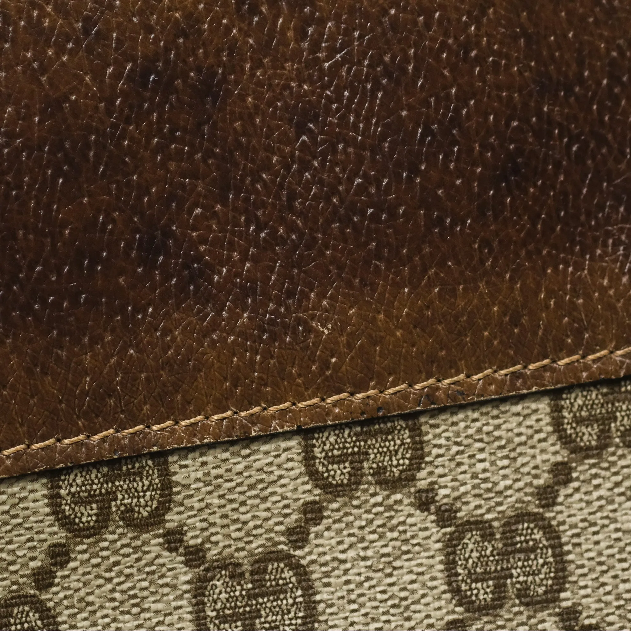 Gucci Vintage GG Supreme Tote Bag Canvas
