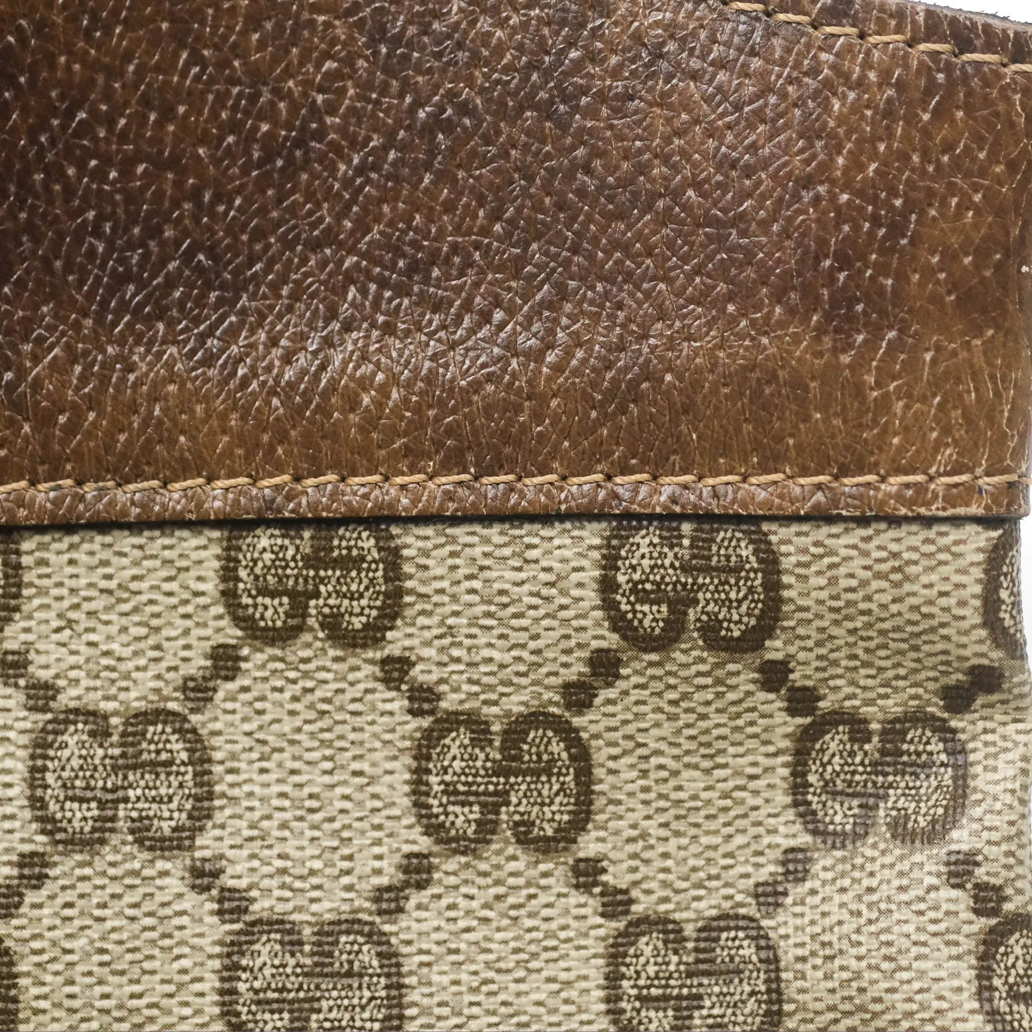 Gucci Vintage GG Supreme Tote Bag Canvas