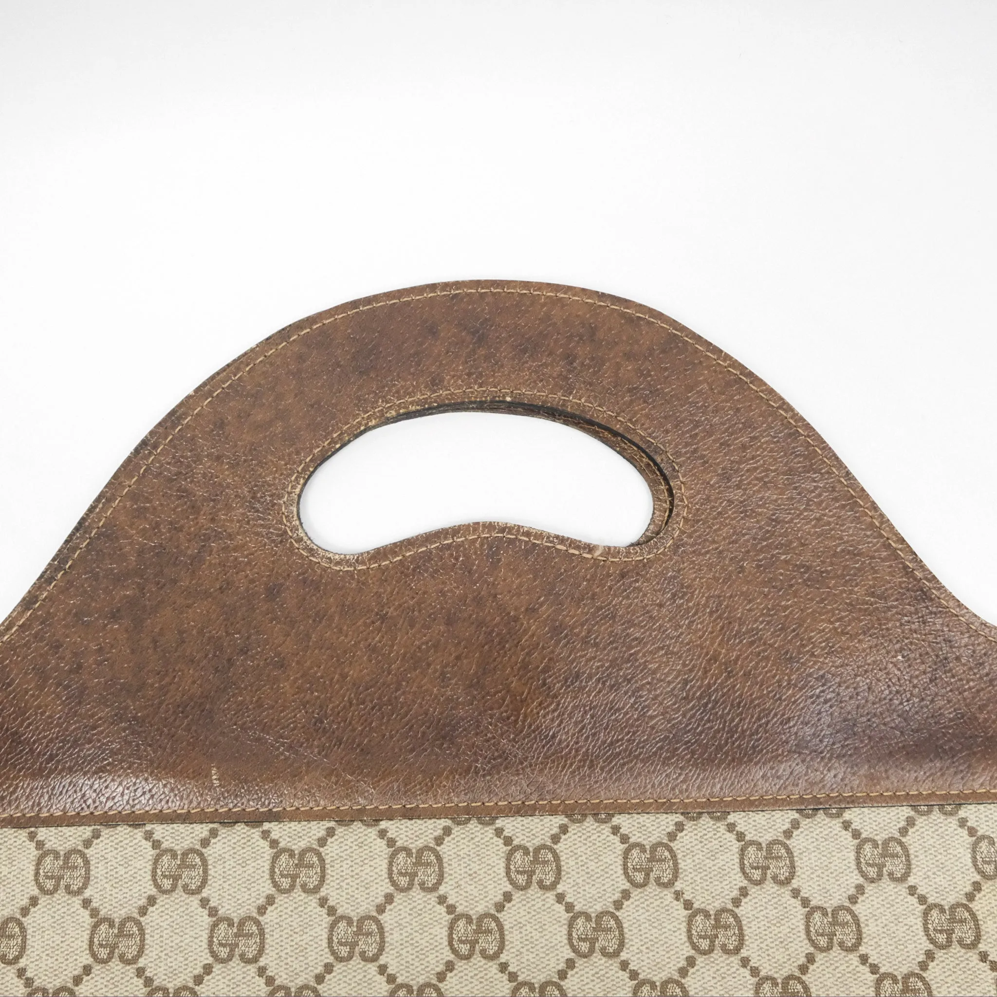 Gucci Vintage GG Supreme Tote Bag Canvas